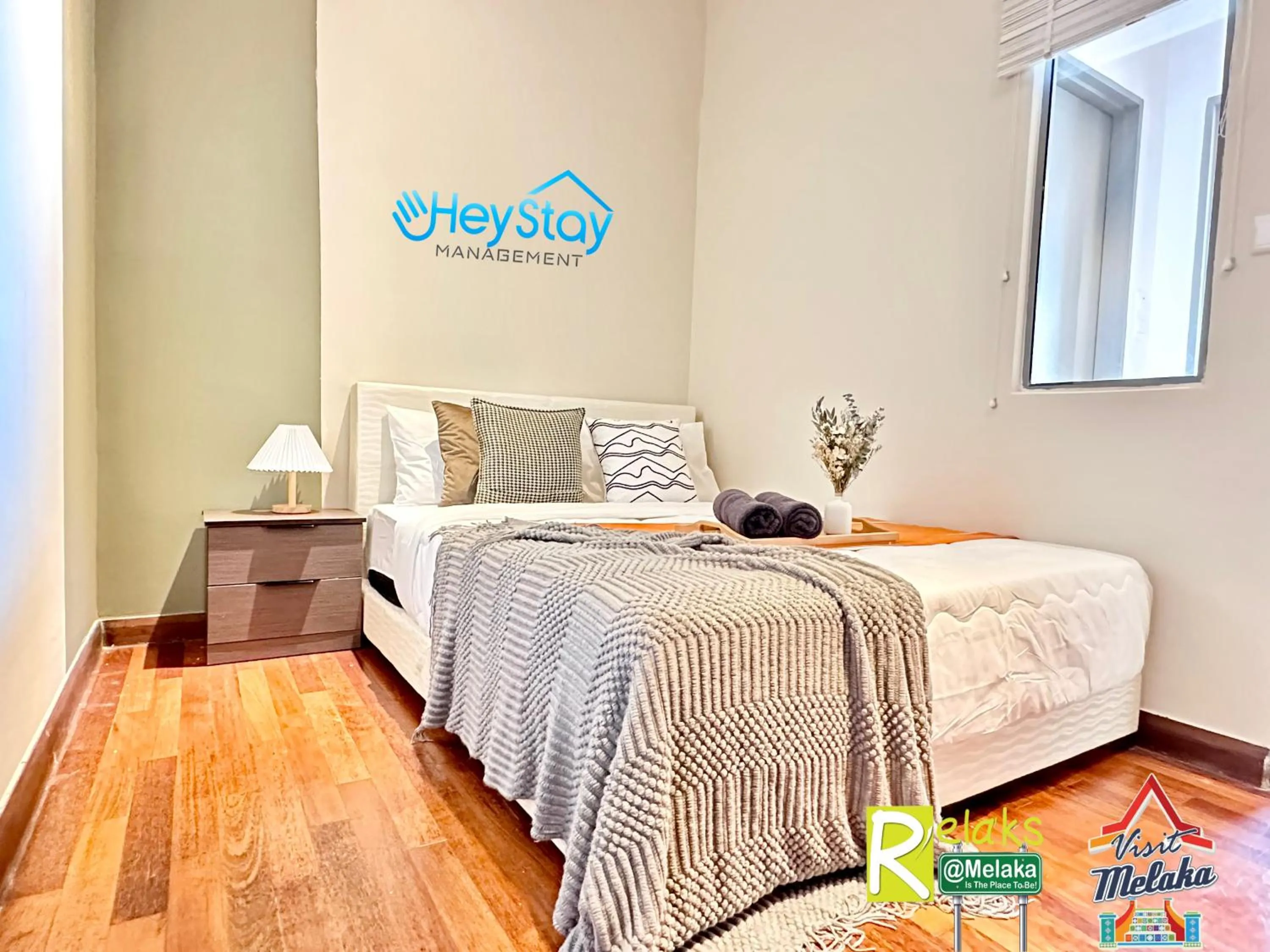 Bed in Silver Scape Residence Melaka Raya By Heystay Management