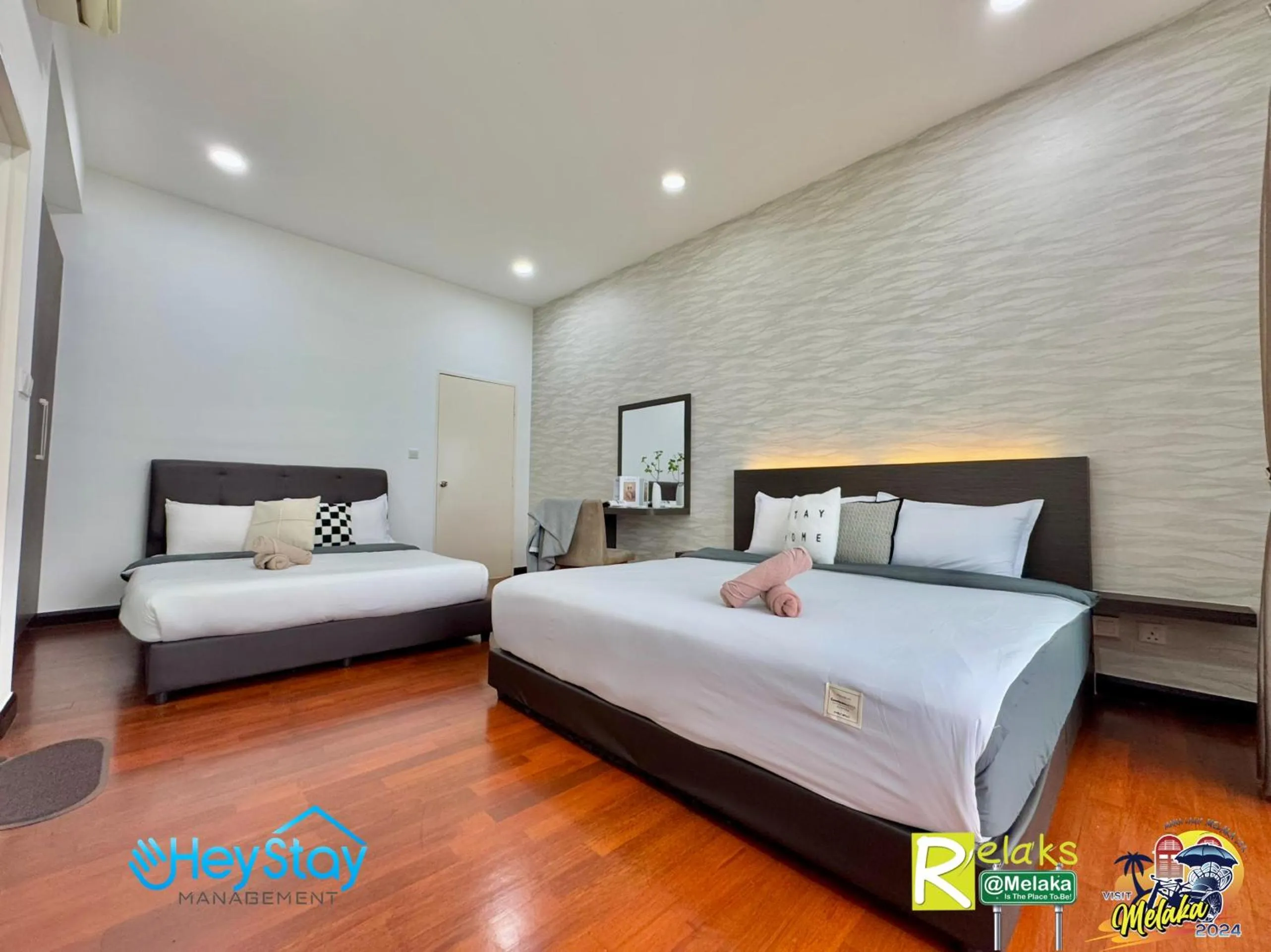 Bed in Silver Scape Residence Melaka Raya By Heystay Management