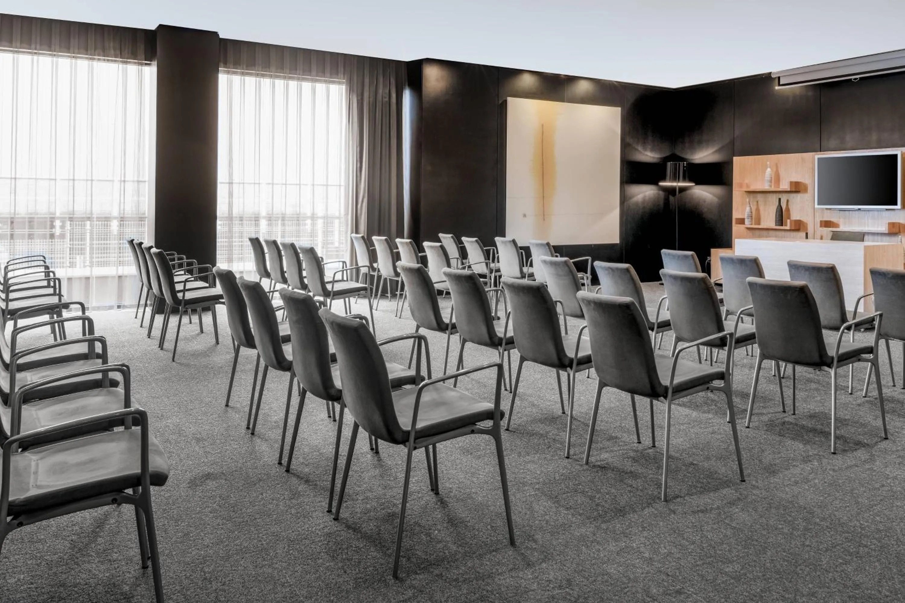 Meeting/conference room in AC Hotel Gijón by Marriott