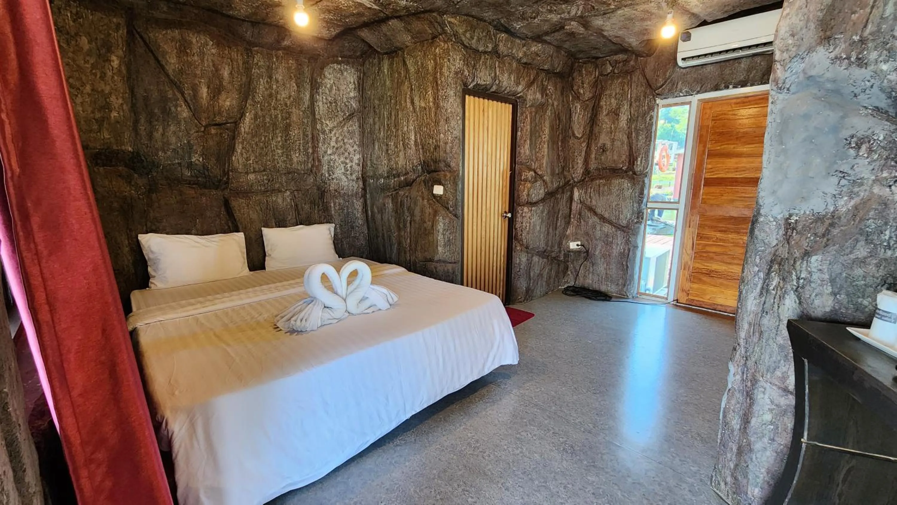 Bed in บ้านไร่ วรรณ วาลย์ รีสอร์ท