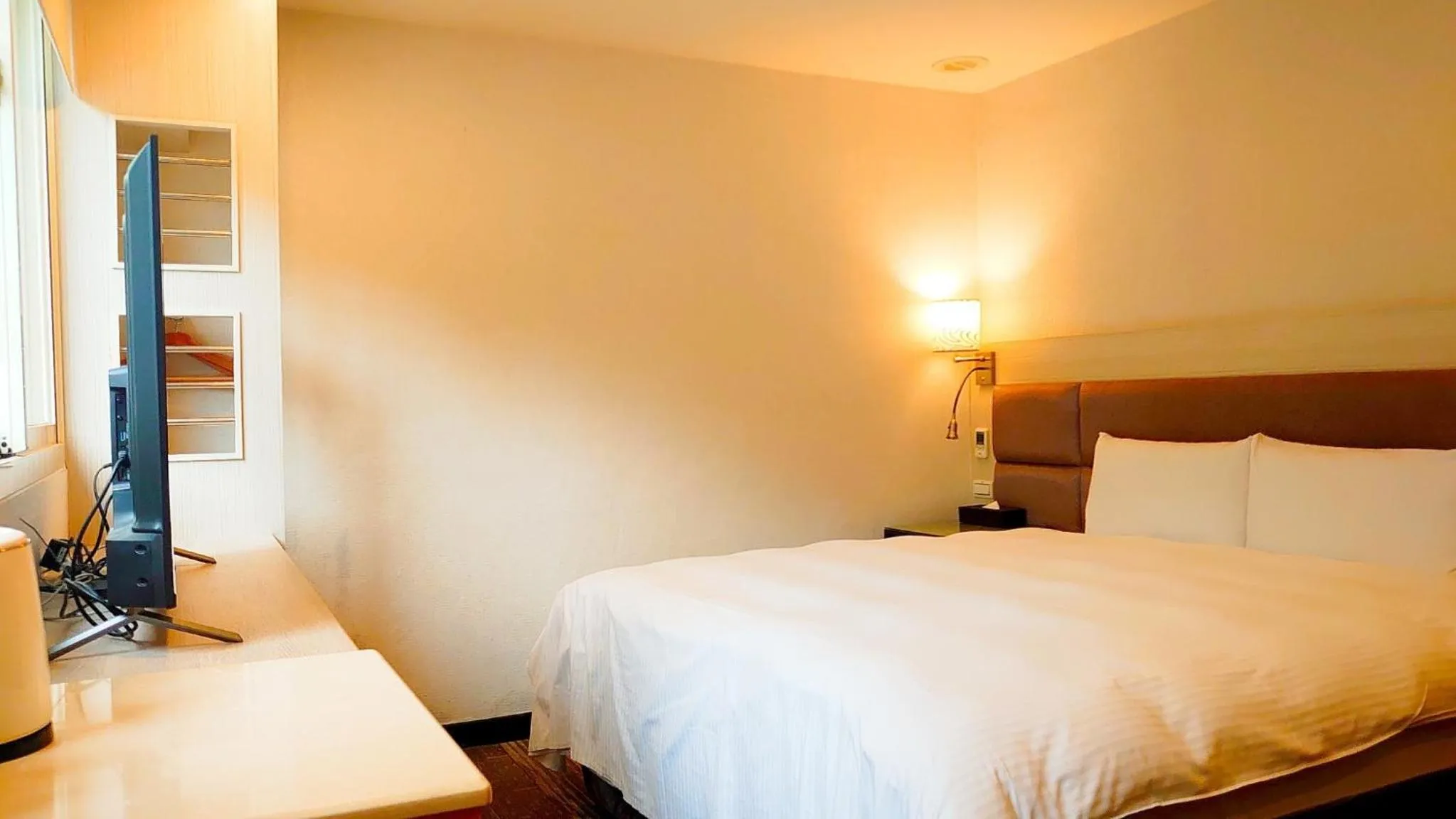 Bed in Hub Hotel Banqiao Branch