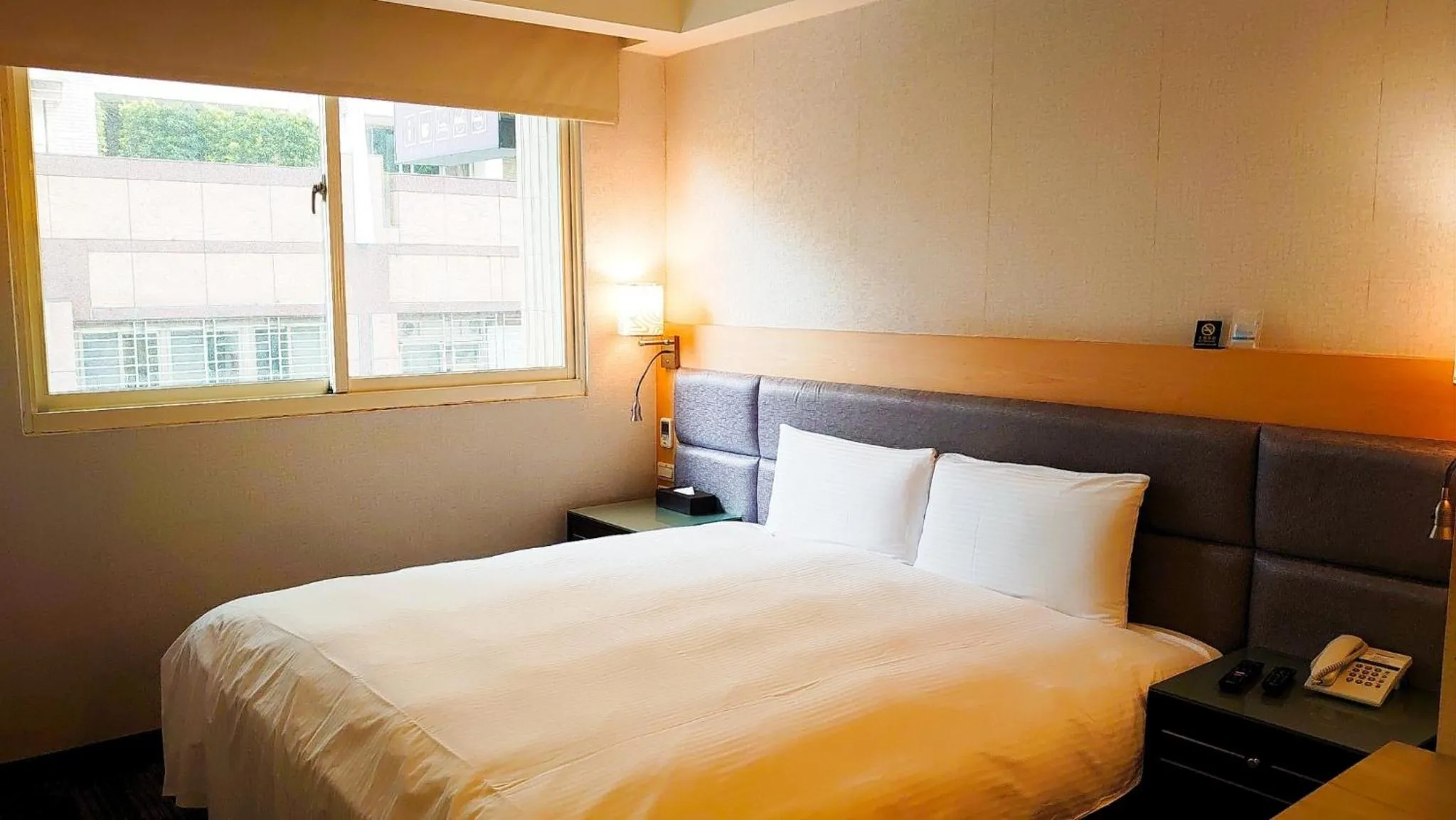 Bed in Hub Hotel Banqiao Branch
