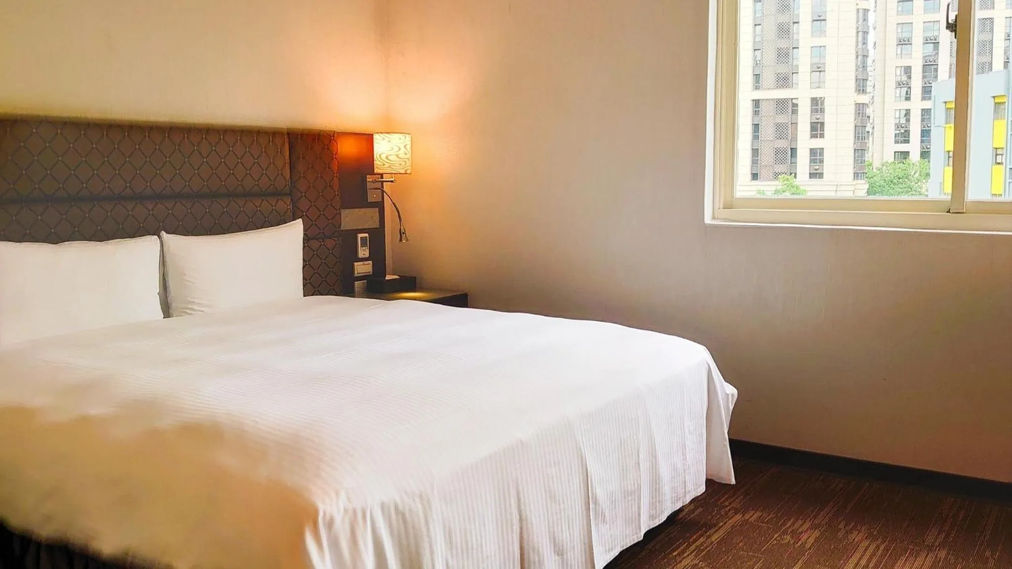 Bed in Hub Hotel Banqiao Branch