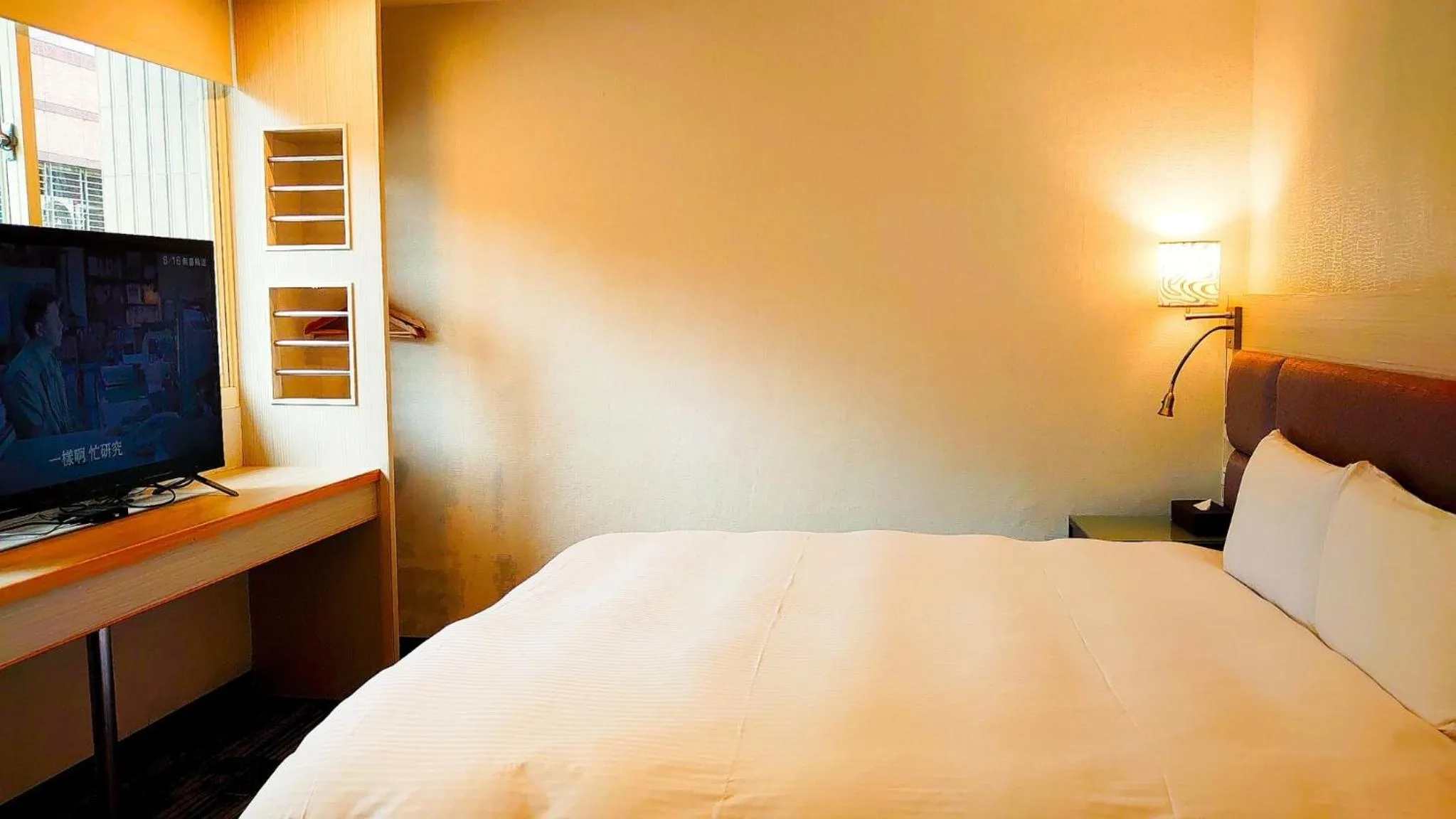 Bed in Hub Hotel Banqiao Branch