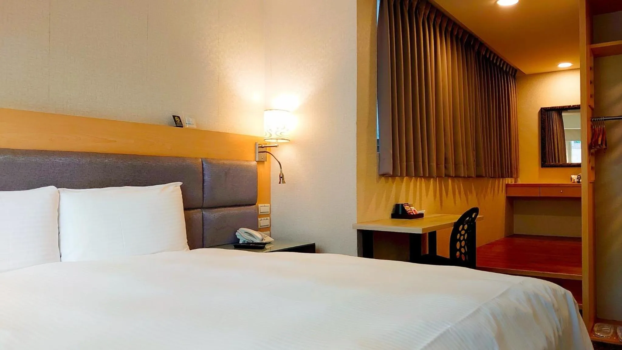 Bed in Hub Hotel Banqiao Branch