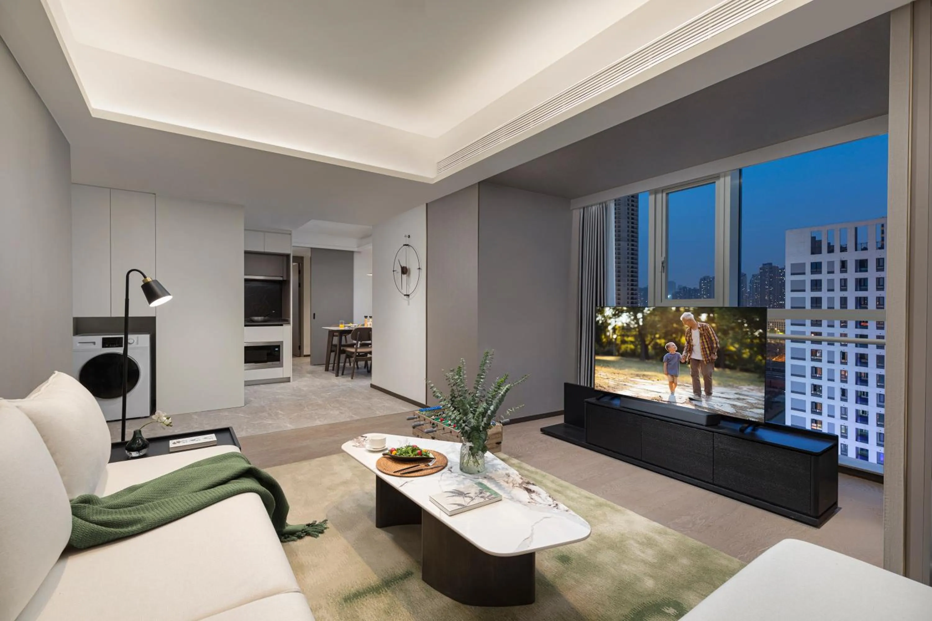 Living room in Somerset Future Center Wuhan