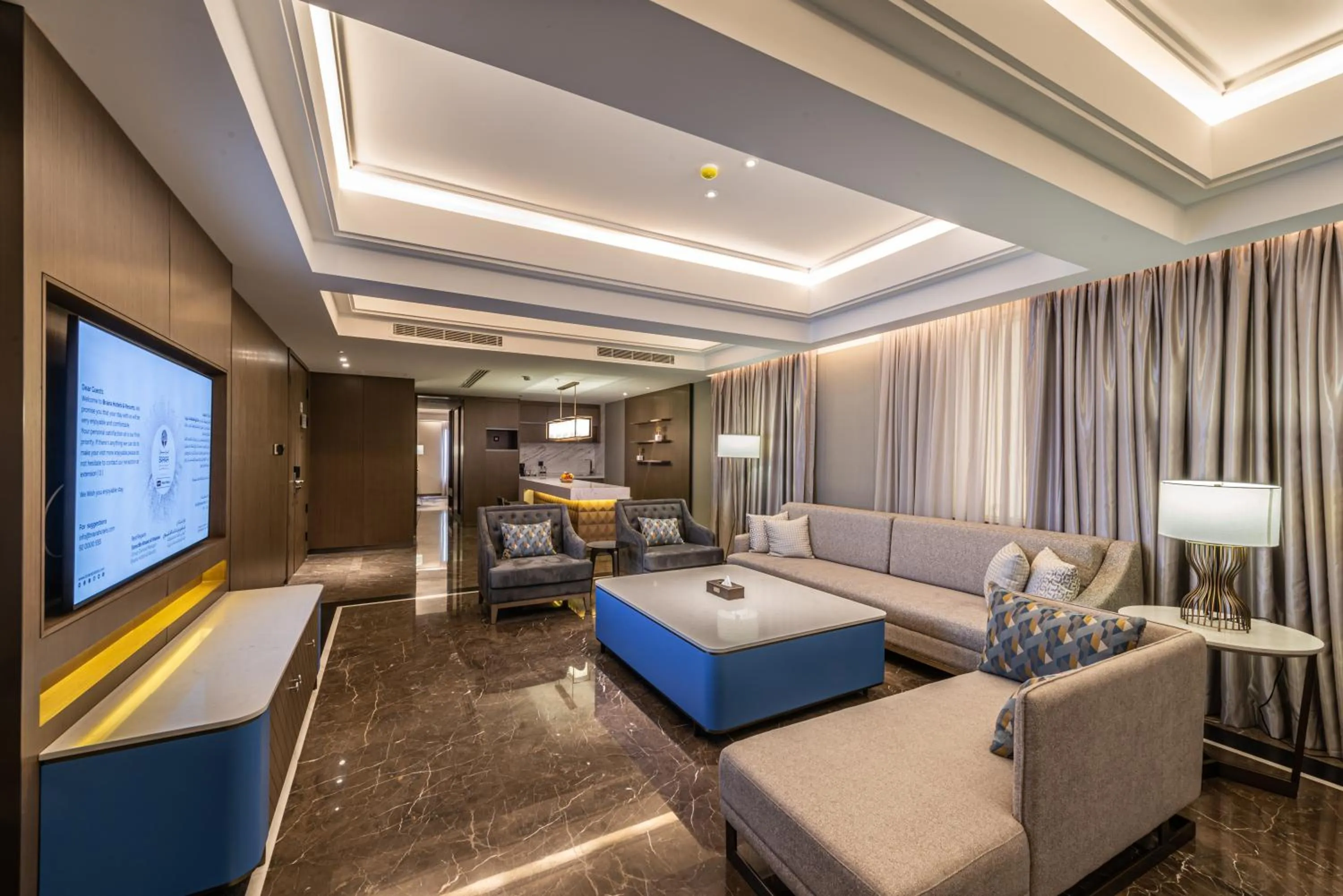 Communal lounge/ TV room, Bed in Braira Al Ahsa