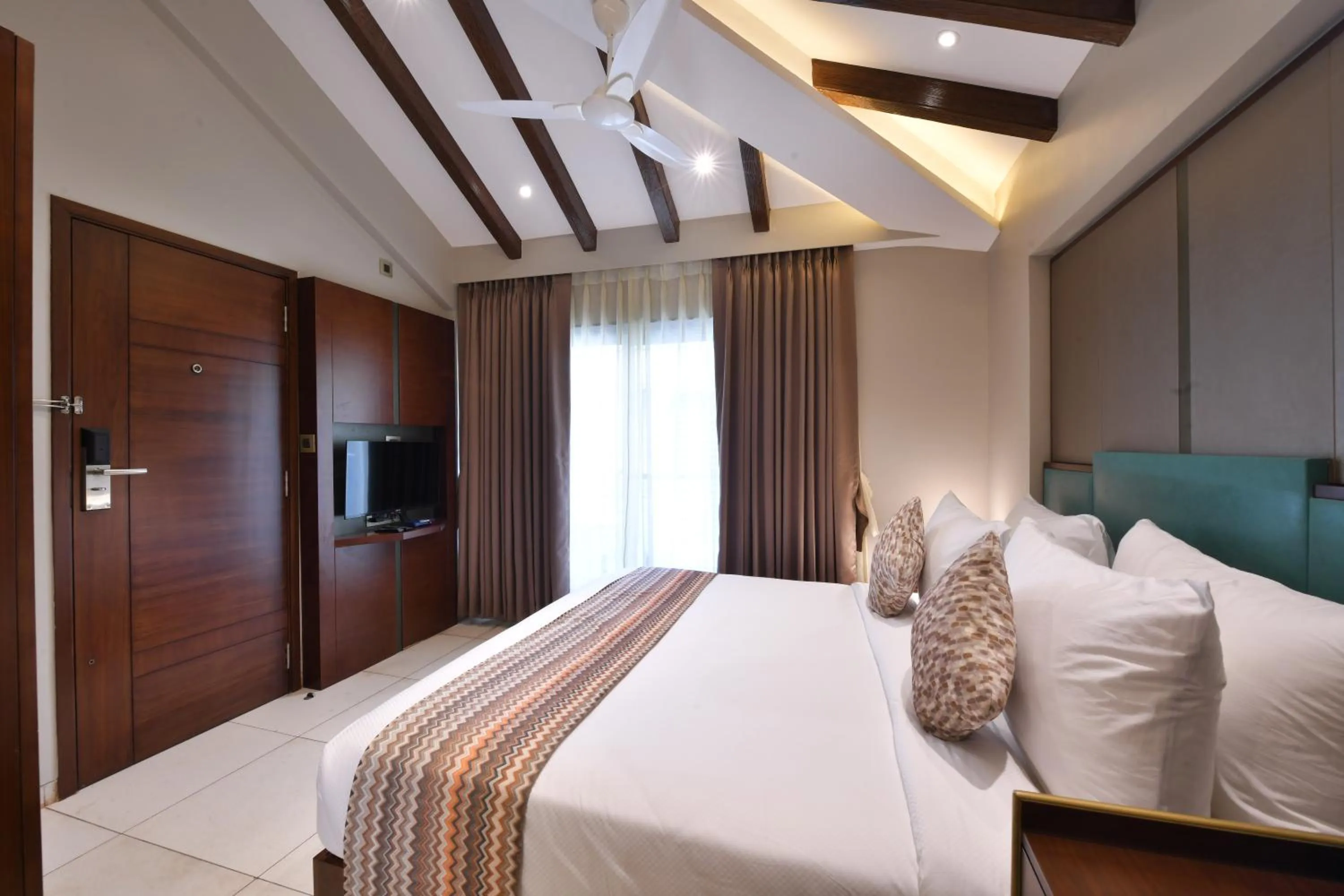 Bedroom, Bed in Arova Woods Zinc Journey by The Fern, Lonavala