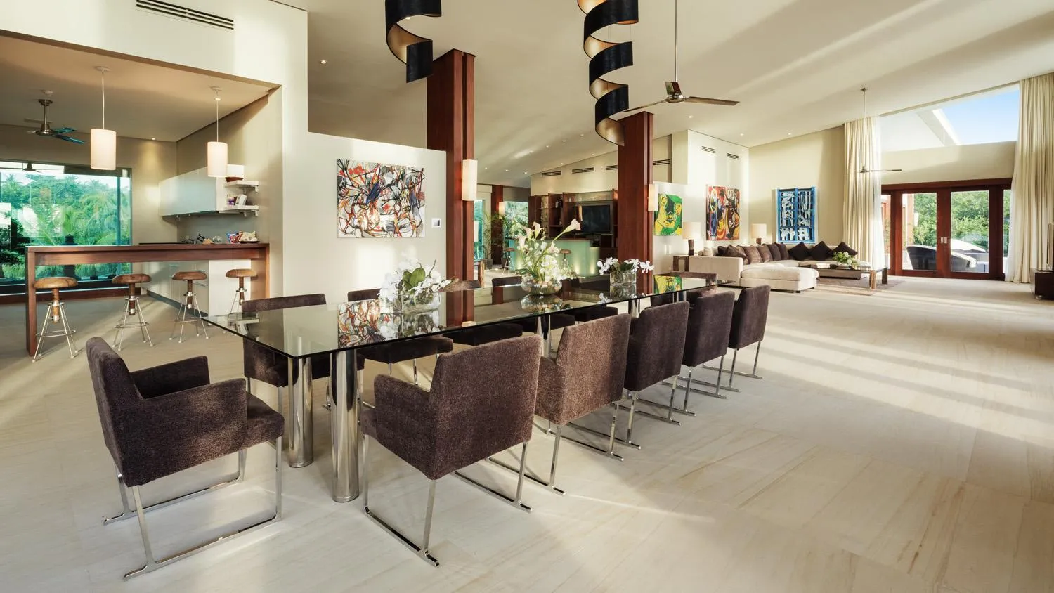 Dining area in Under the Stars Luxury Apartment