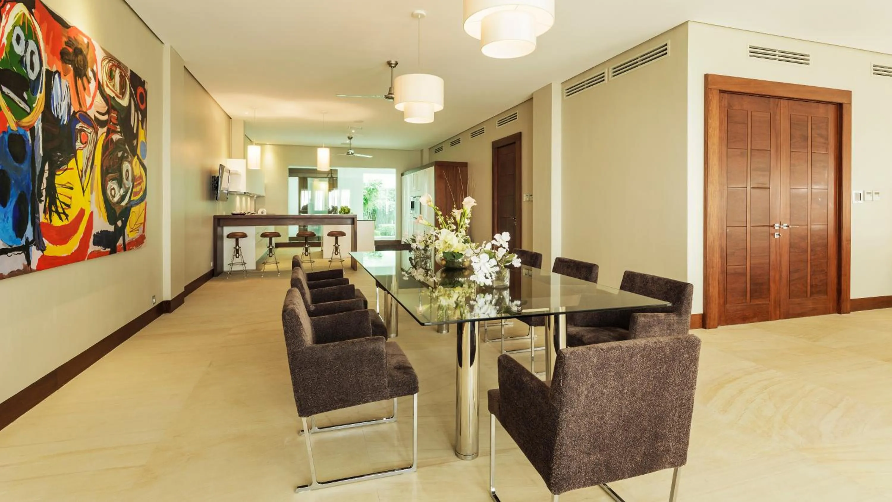 Dining area in Under the Stars Luxury Apartment