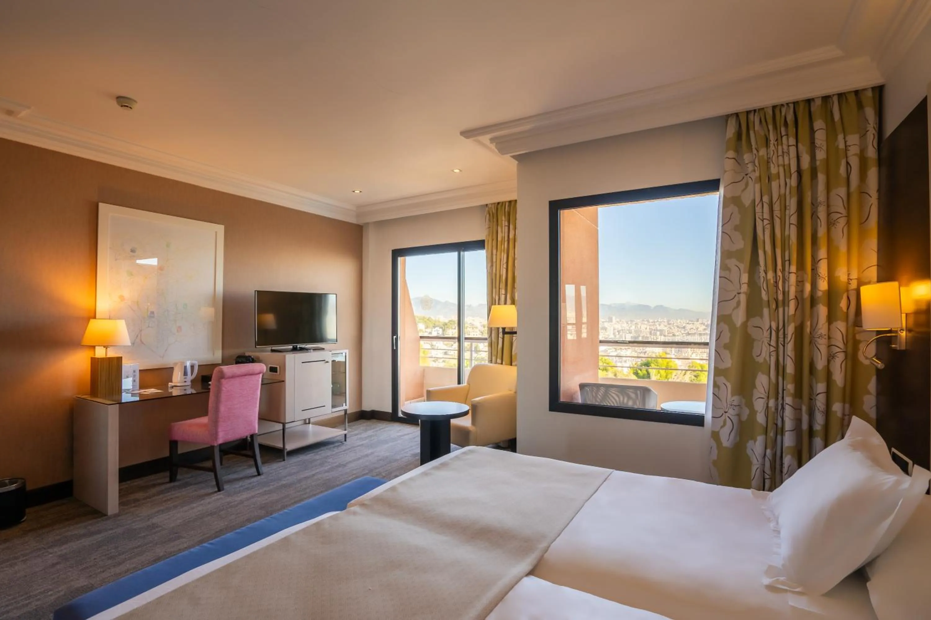 Bed in GPRO Valparaiso Palace & Spa