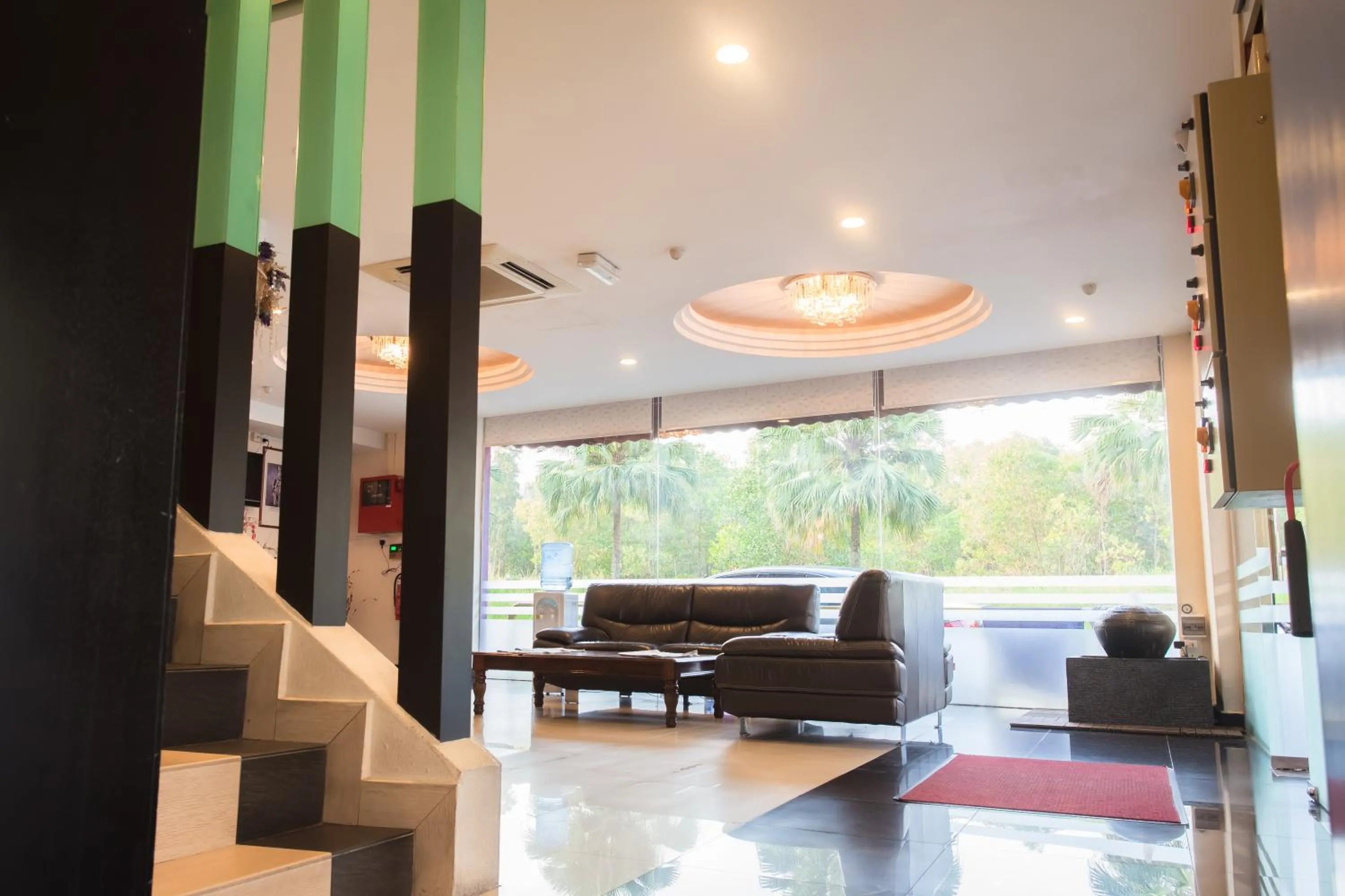 Decorative detail in Lavender Inn Nusa Bestari