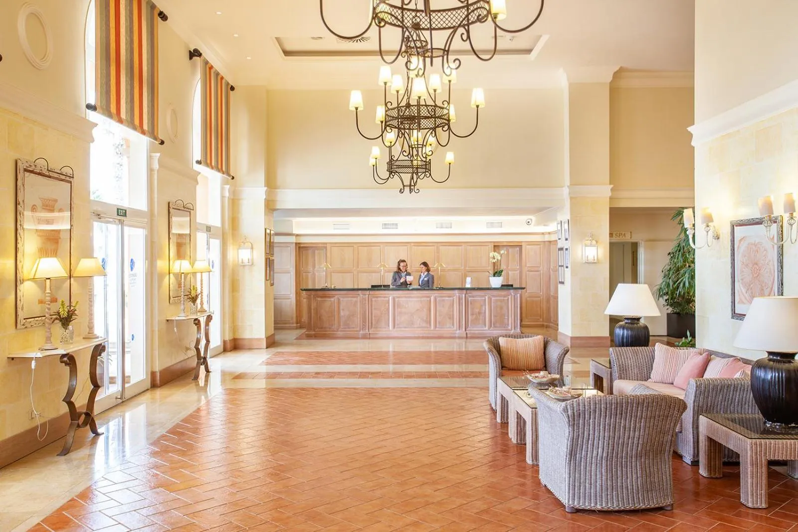 Lobby or reception in Grupotel Macarella Suites & Spa