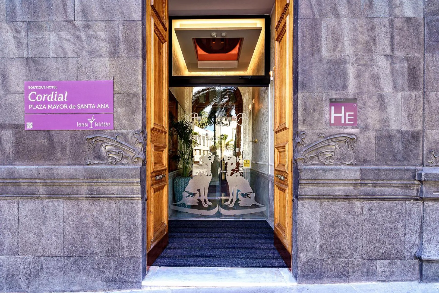 Property building in Boutique Hotel Cordial Plaza Mayor de Santa Ana