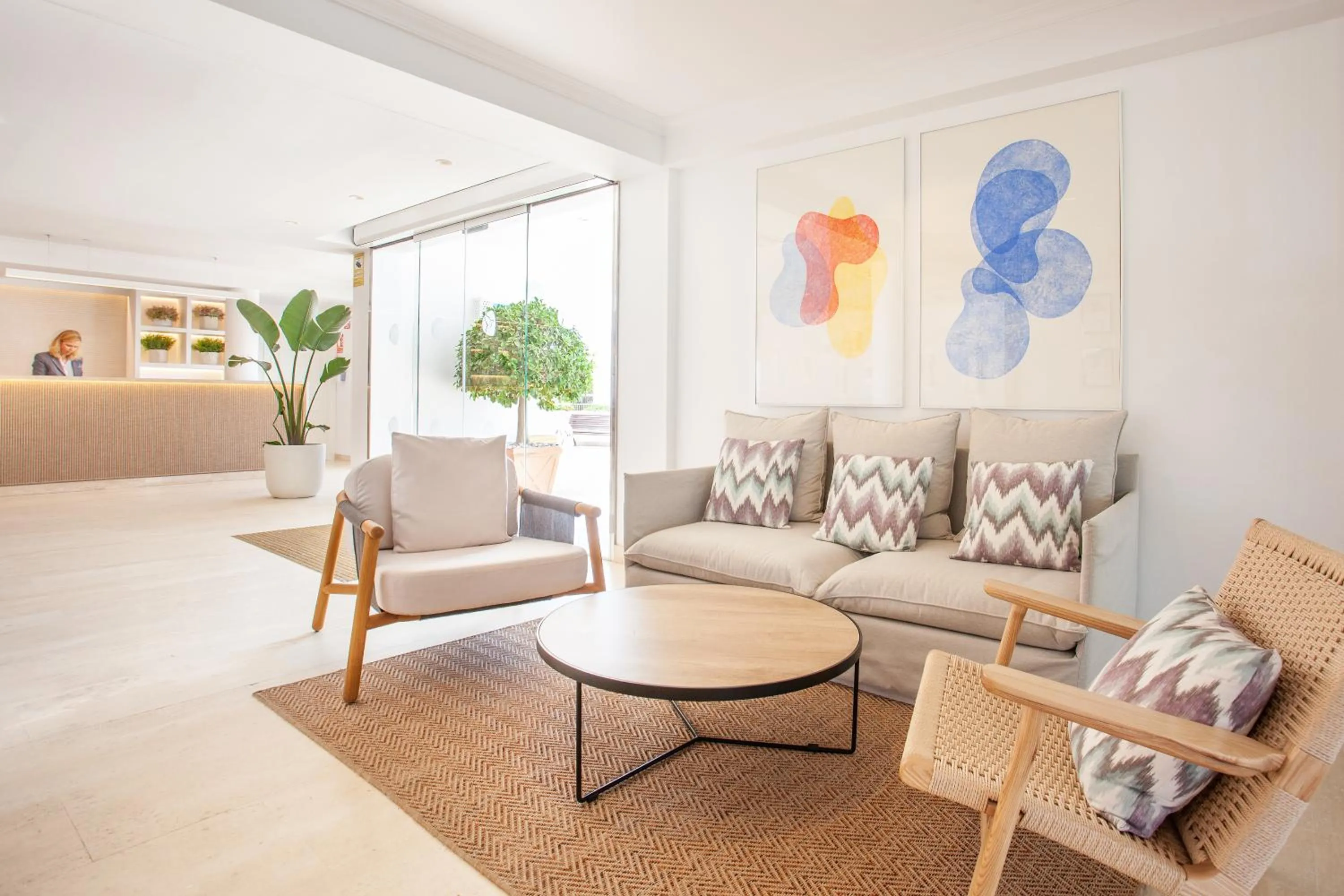 Lobby or reception in Grupotel Aldea Cala'n Bosch