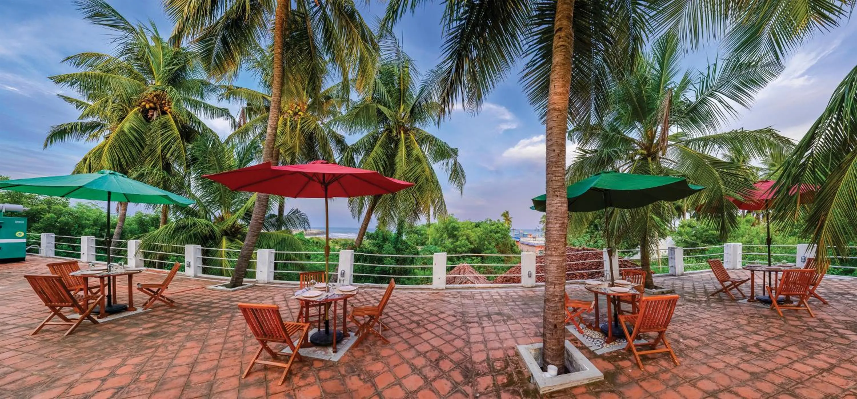 Breakfast in Neemrana's Coconut Alley