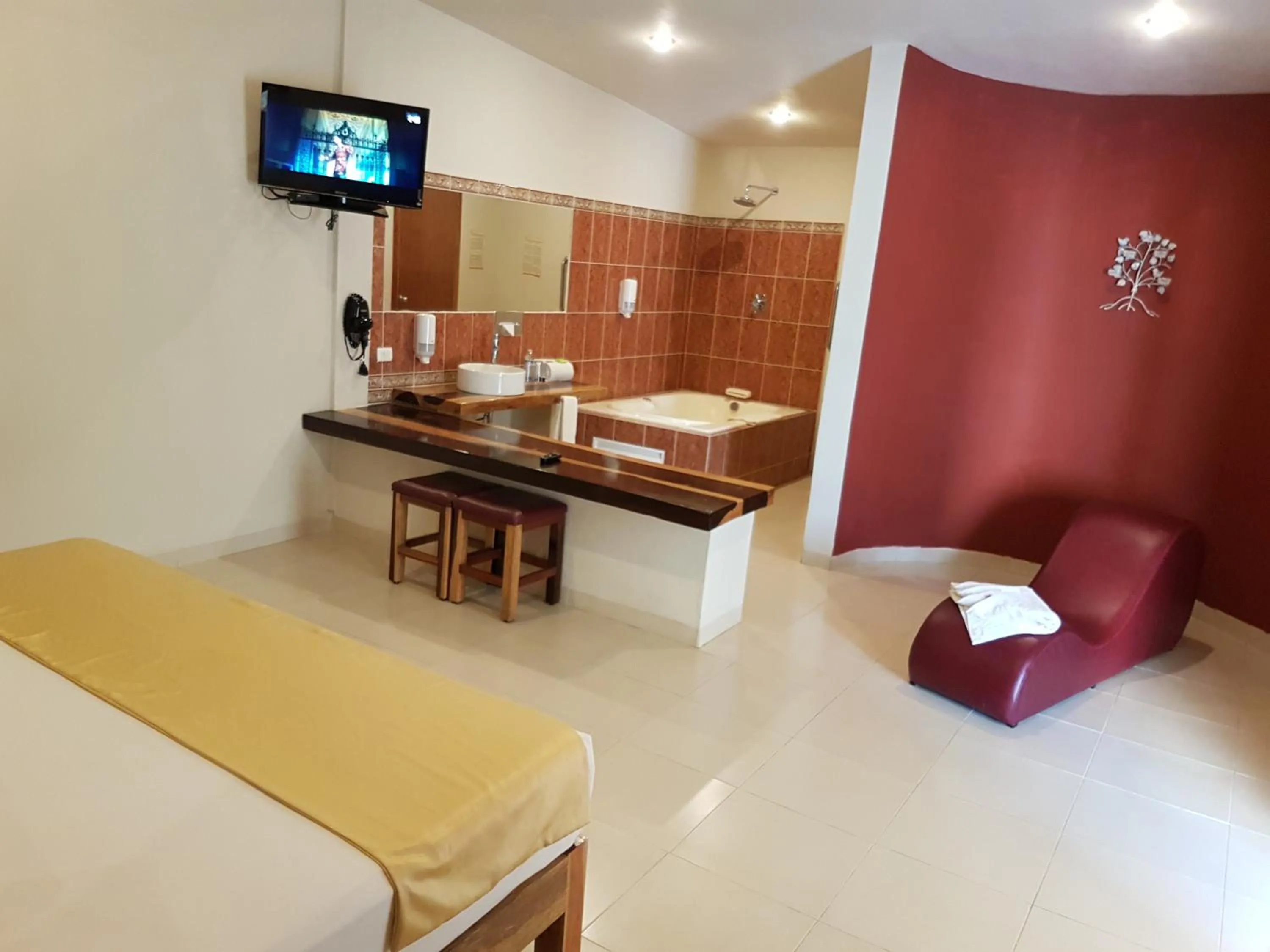 Photo of the whole room in Auto Hotel Paraíso Inn