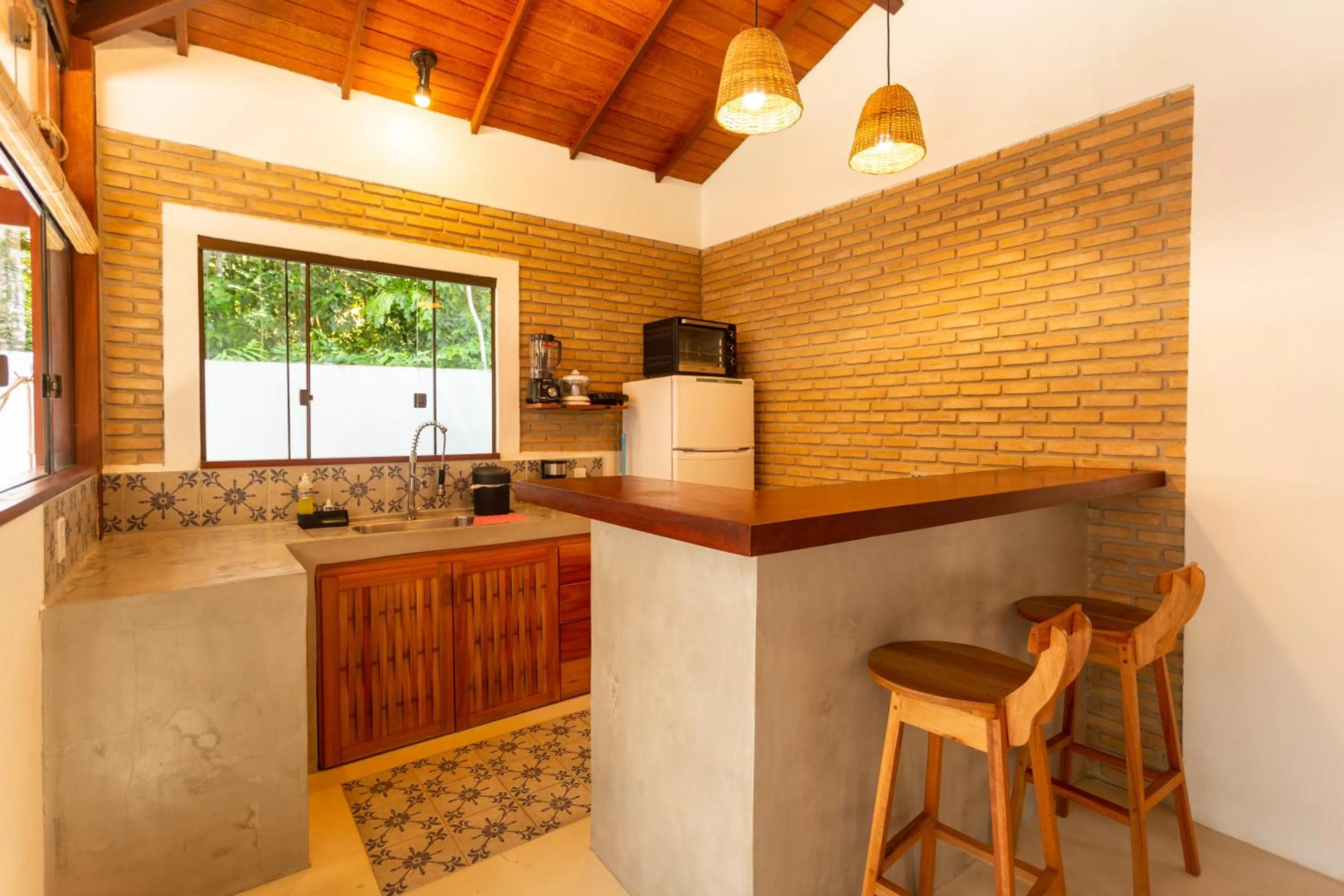 Kitchen or kitchenette in Vila Marina