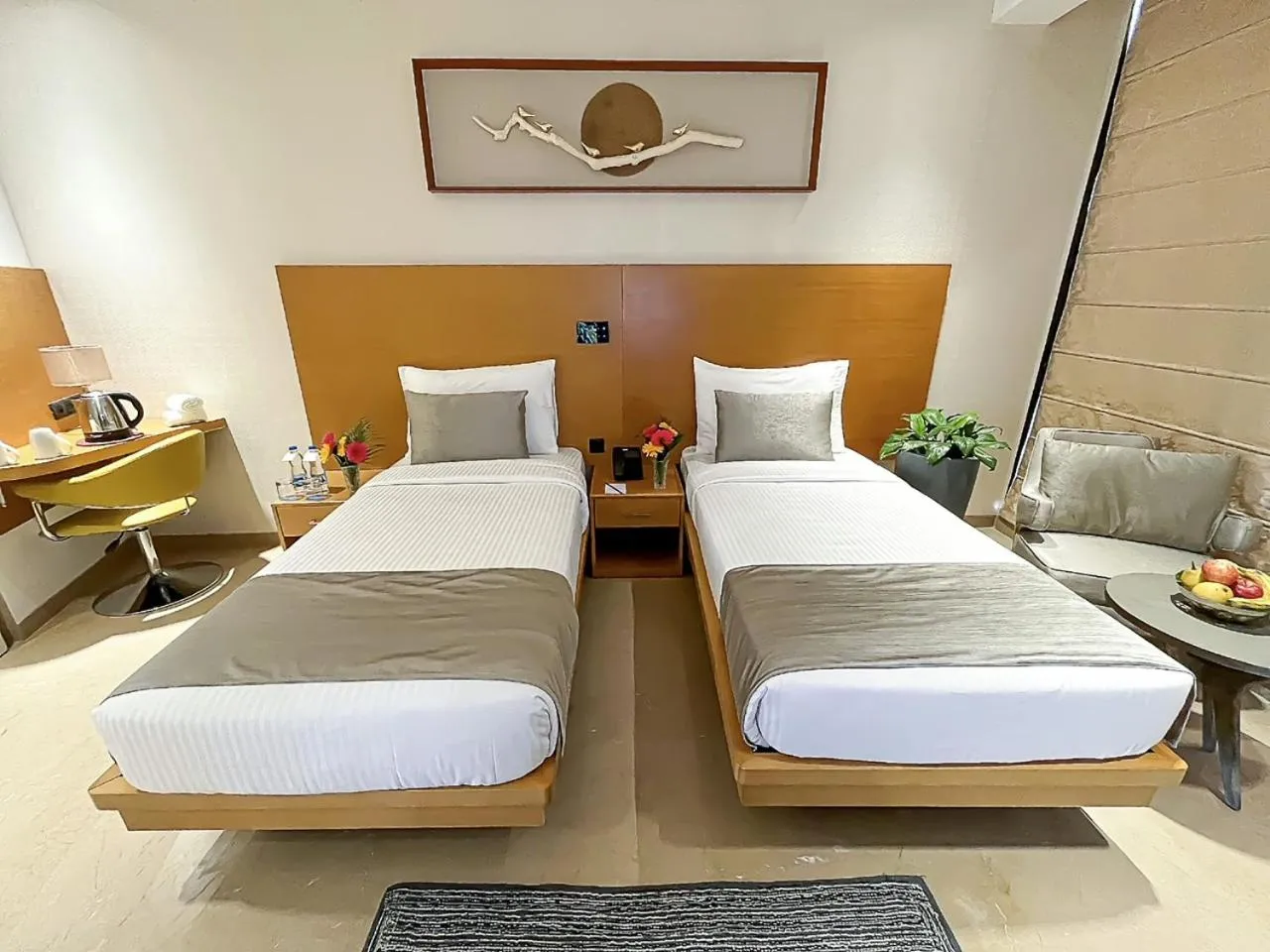 Bed in Morvee Hotels Alipore Kolkata