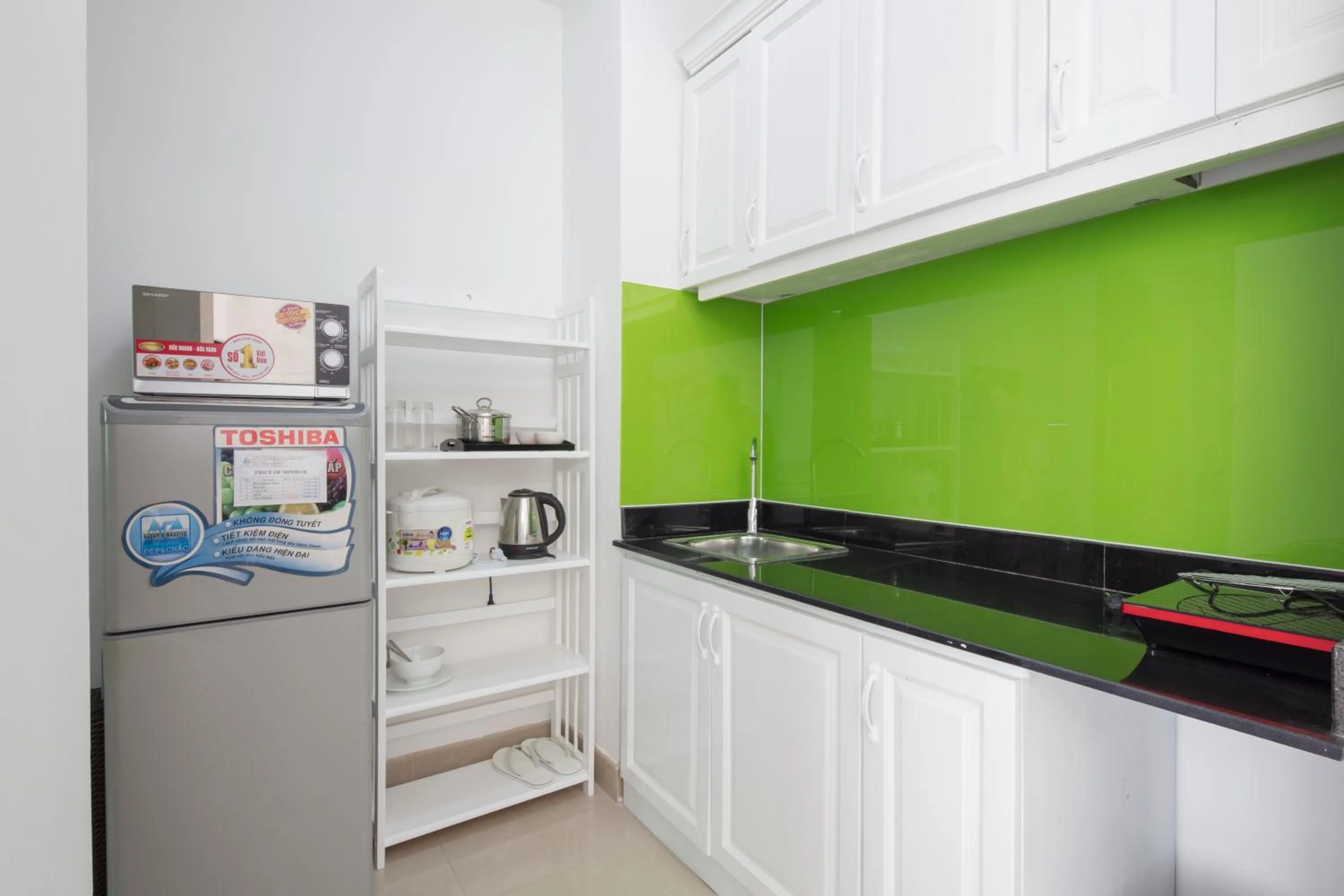 Kitchen or kitchenette in Vien Dong Hotel 3