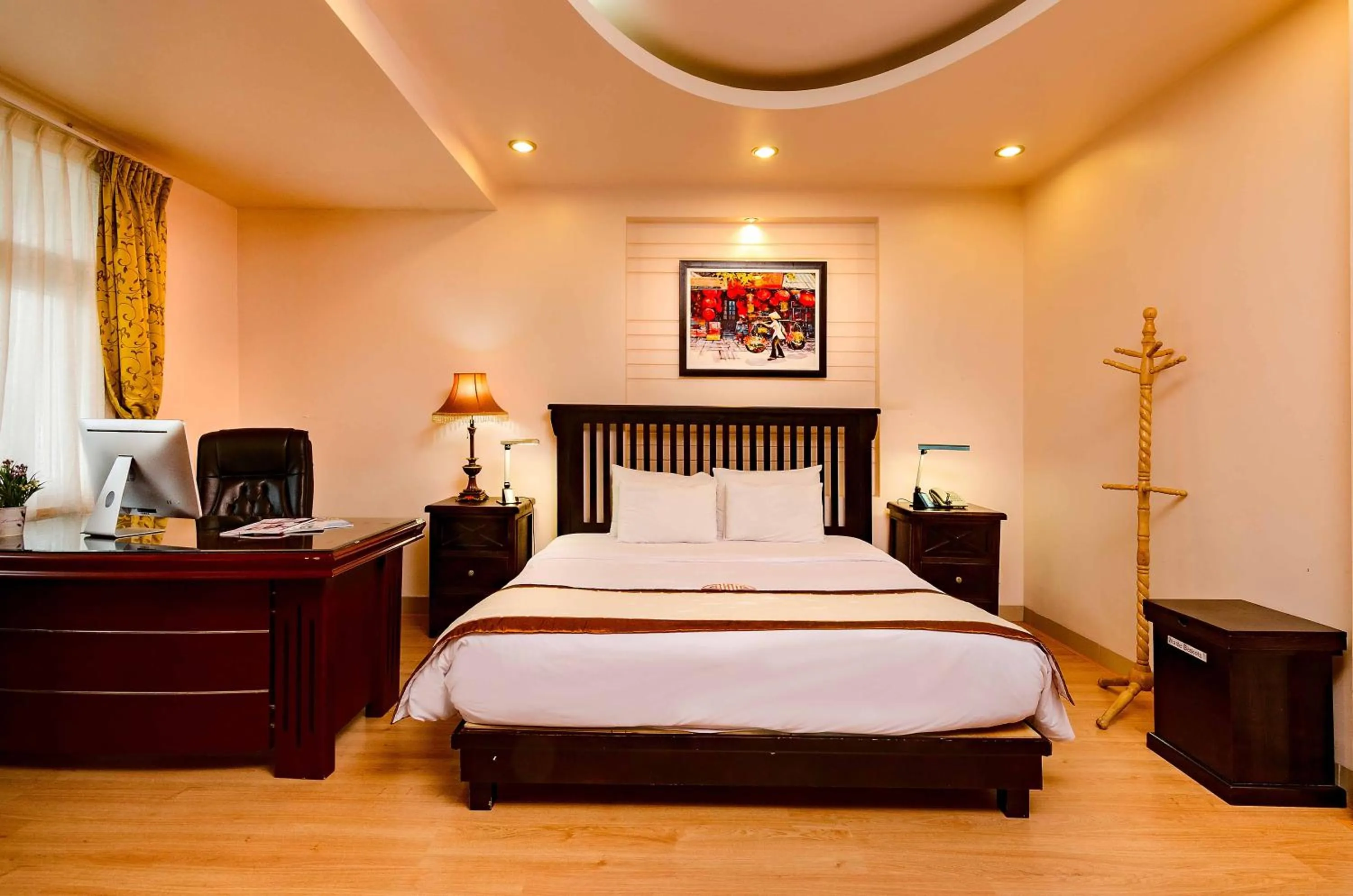 Living room, Bed in Vien Dong Hotel 2