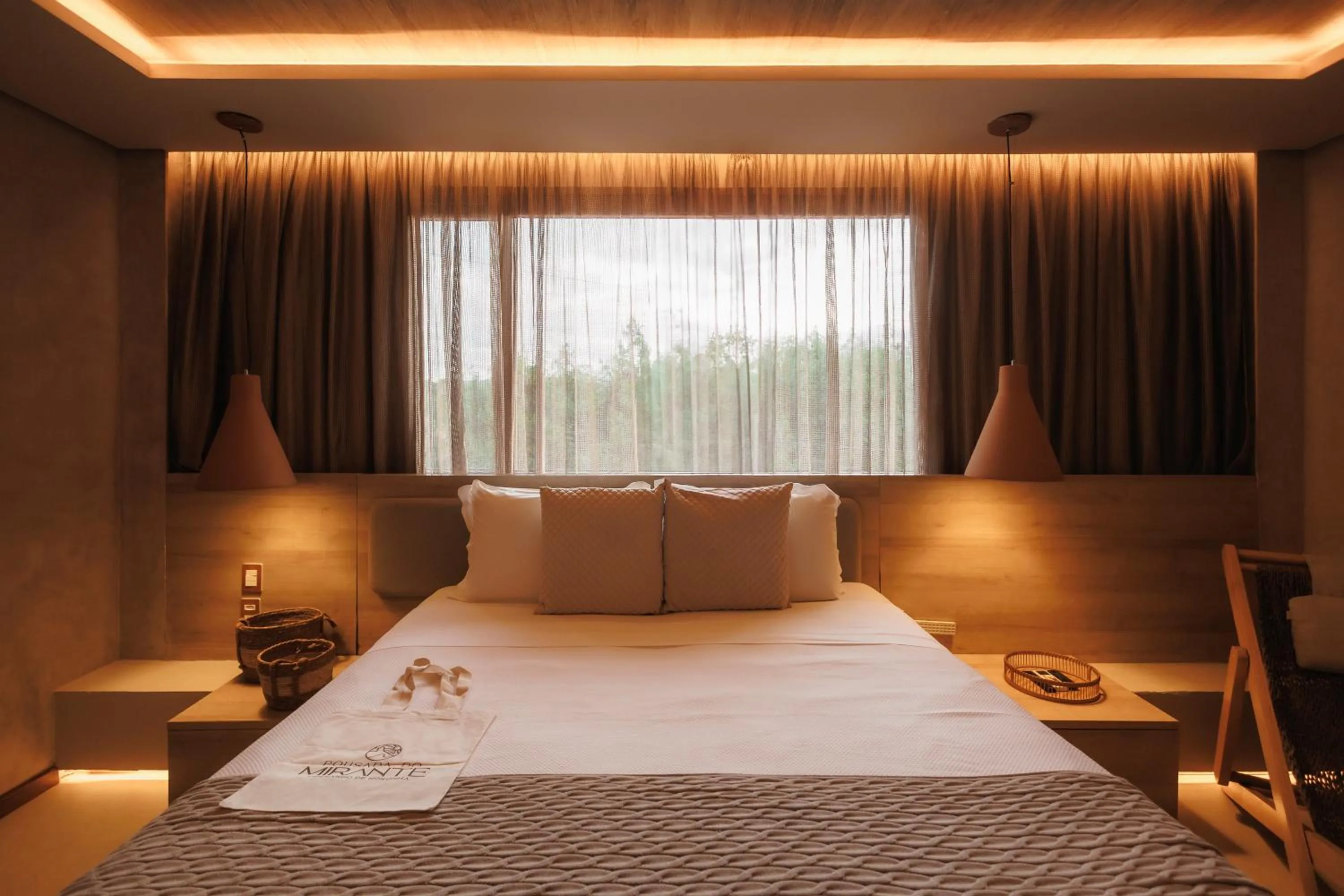 Bed in POUSADA DO MIRANTE