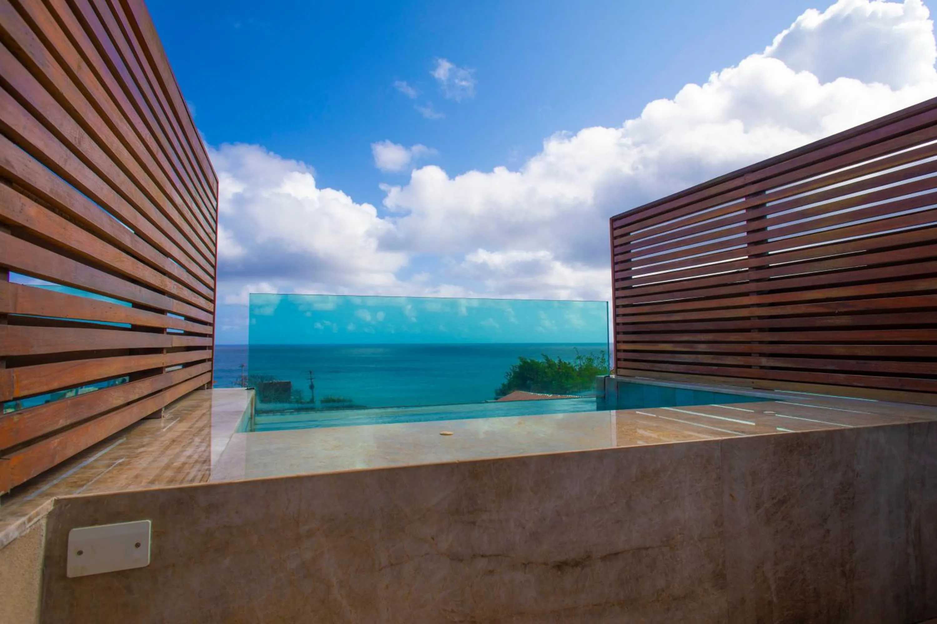 Pool view in POUSADA DO MIRANTE