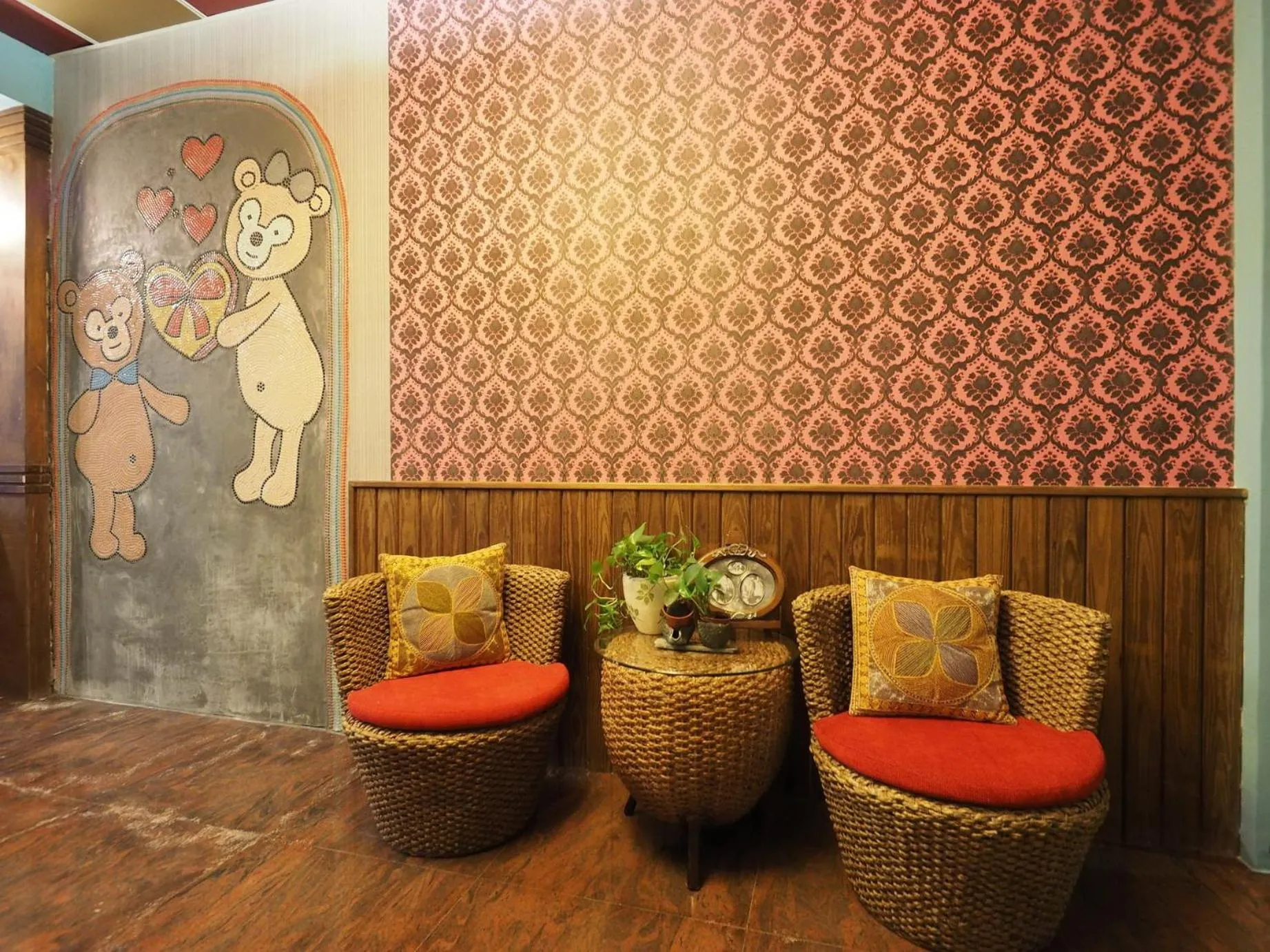 Seating area in Kimoge Homestay