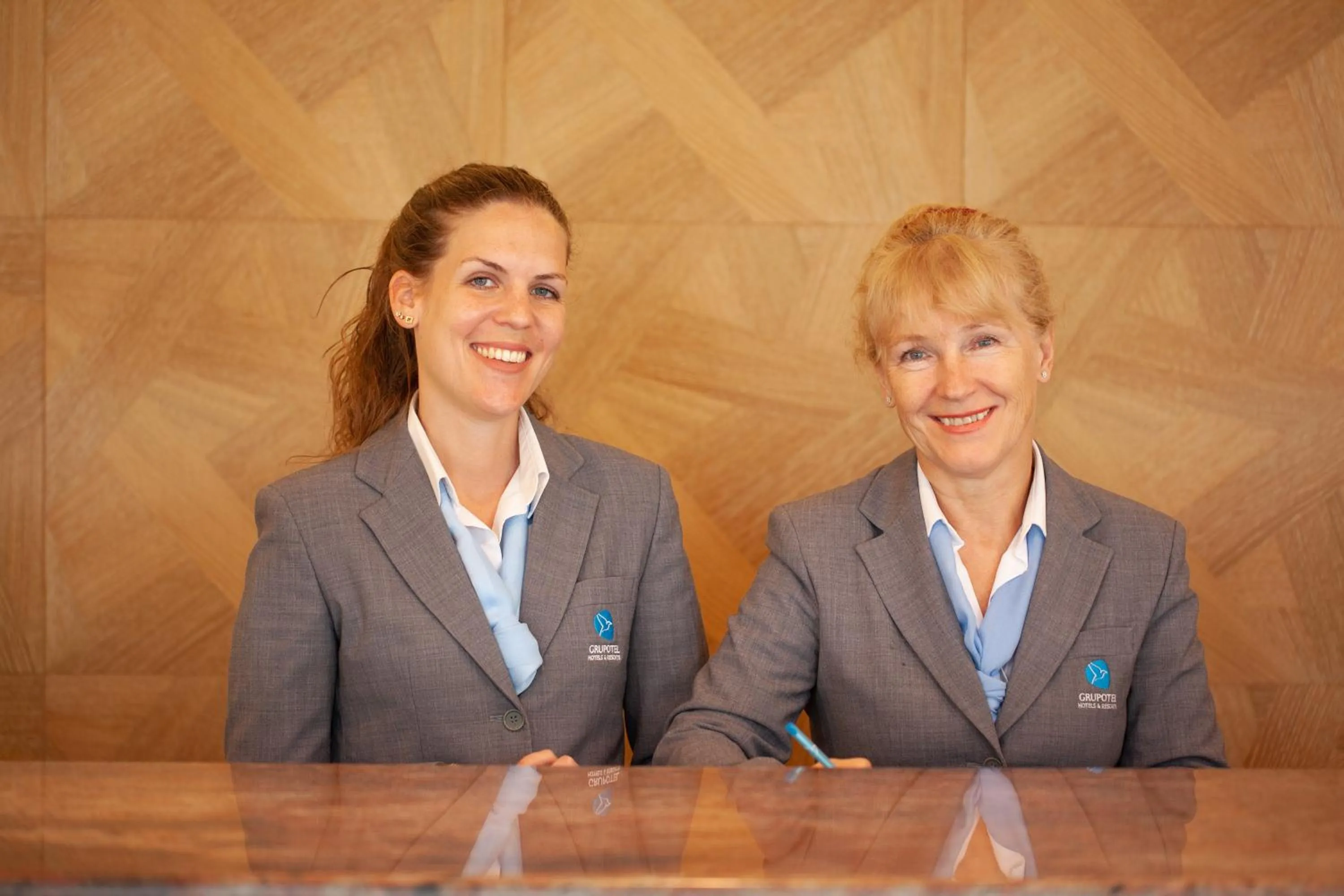 Lobby or reception in Grupotel Orient