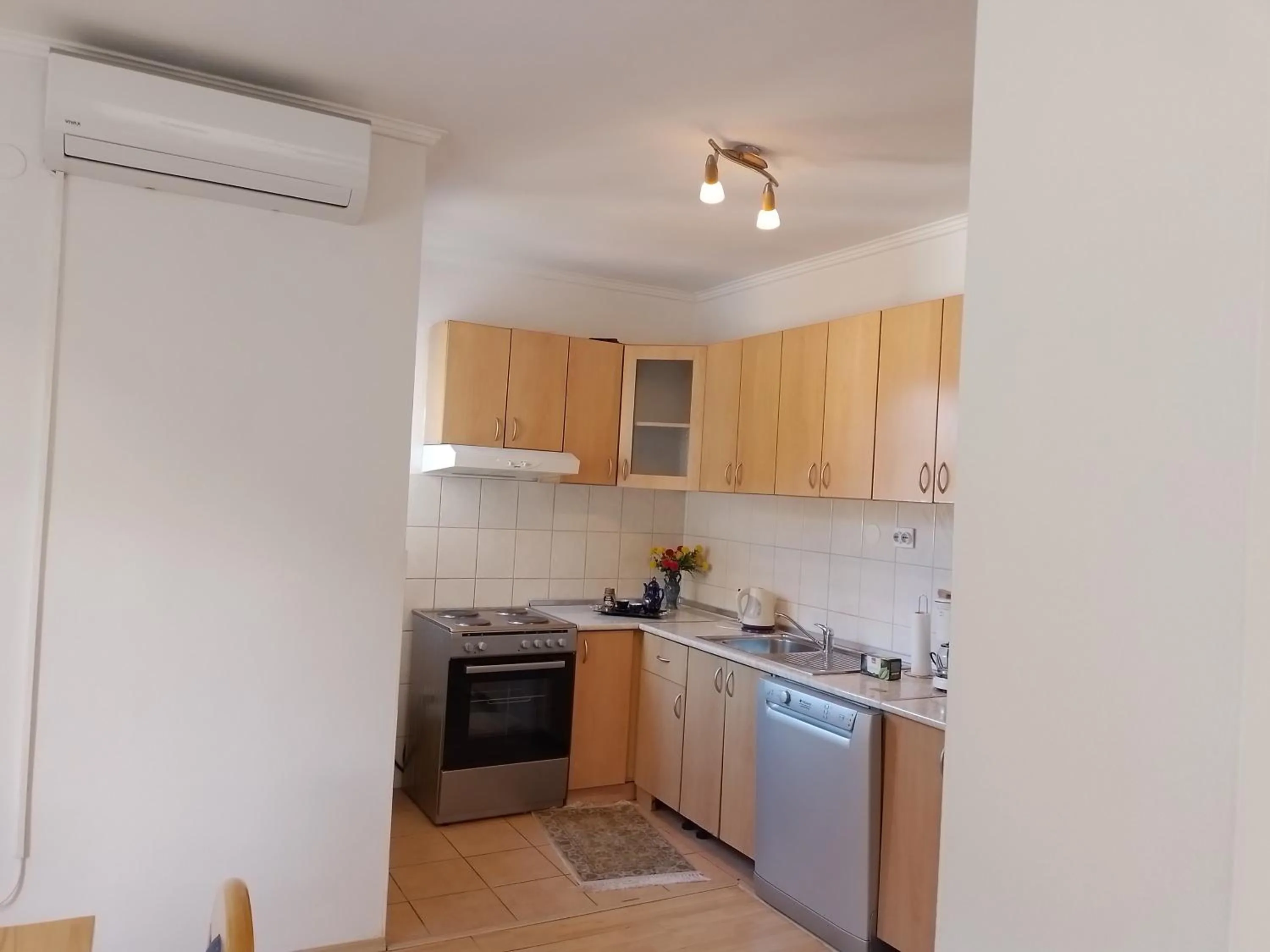 Kitchen or kitchenette in Guesthouse Sanja - Apartments 212