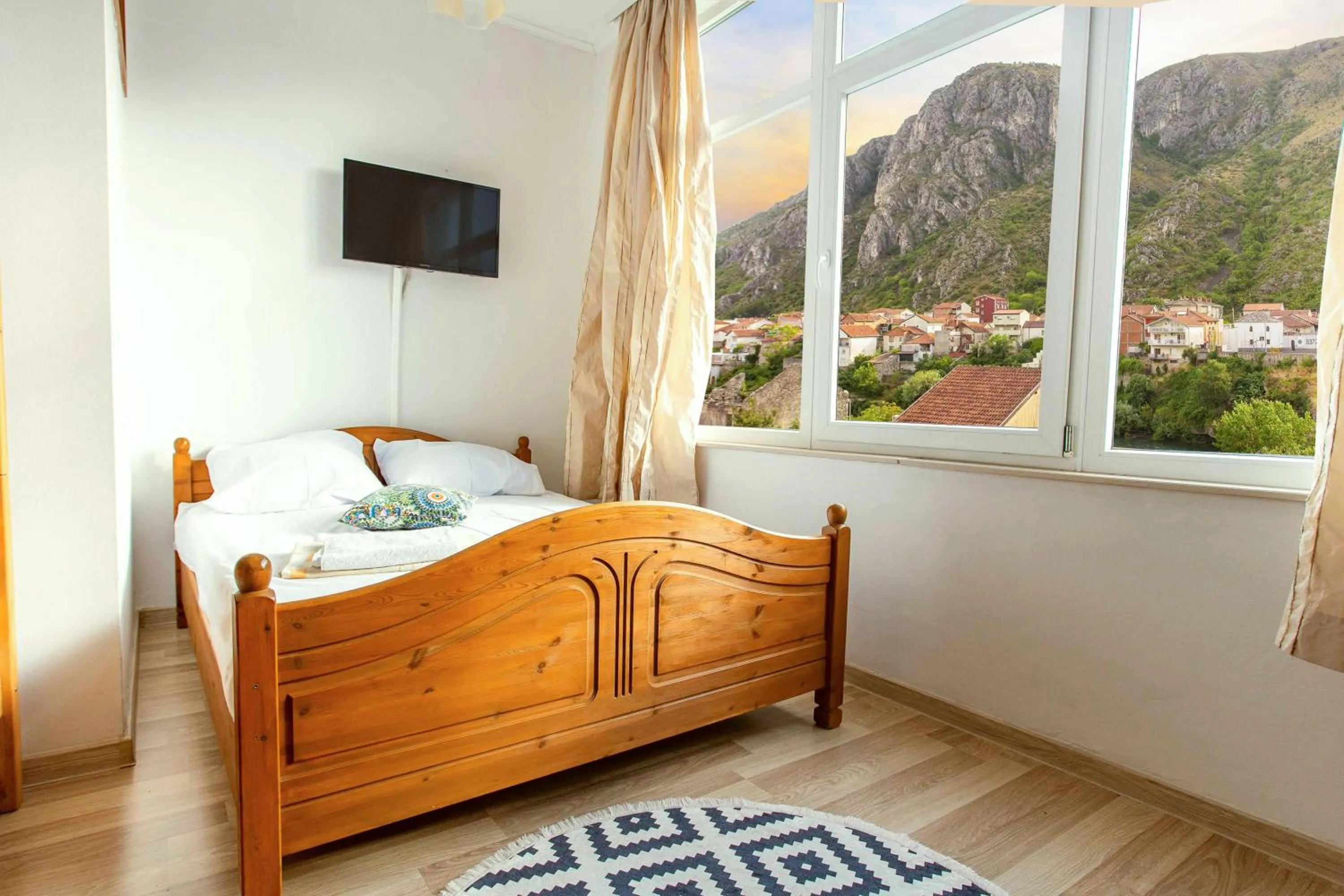 TV and multimedia, Bed in Guesthouse Sanja - Apartments 212
