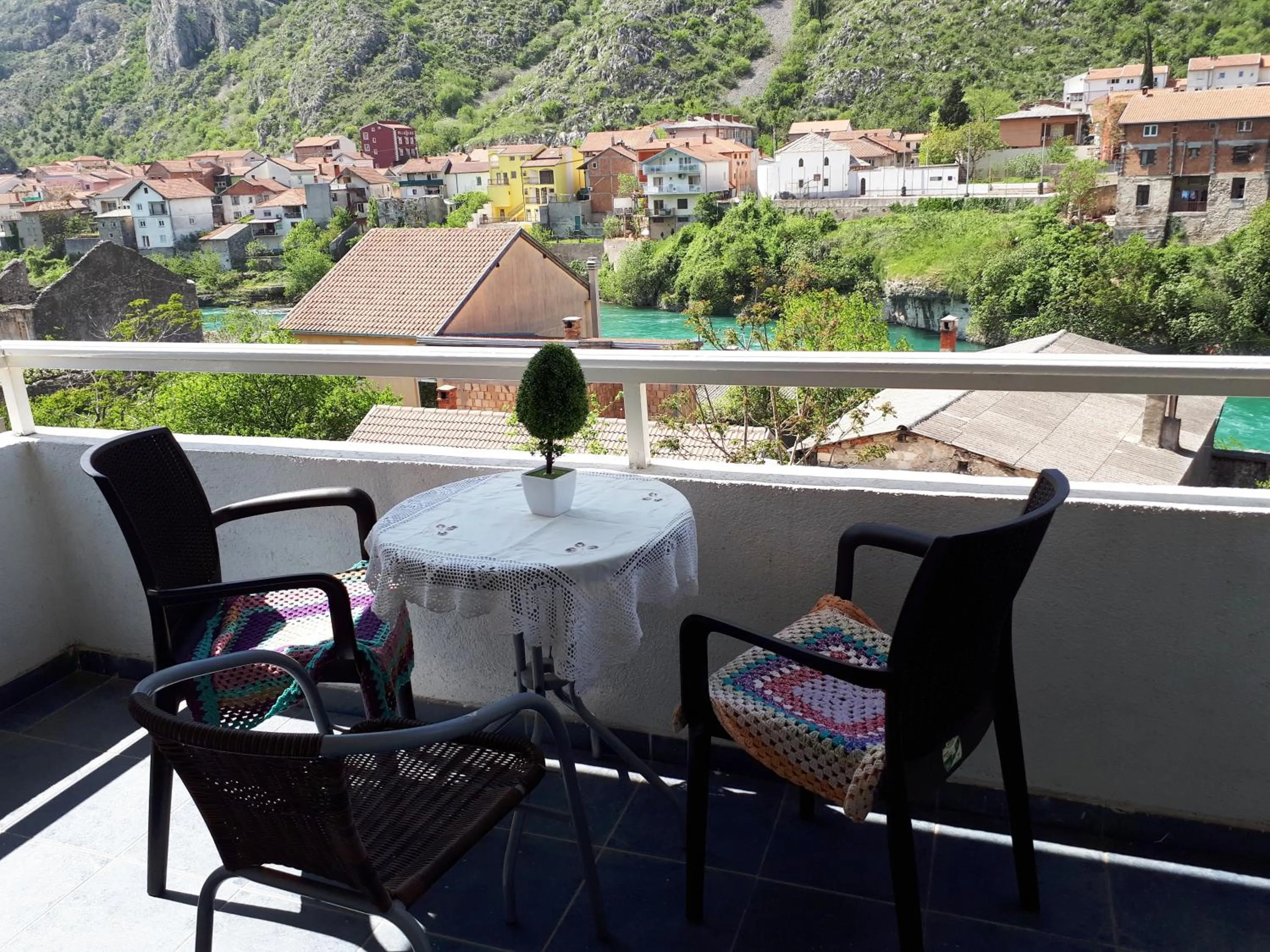 Balcony/Terrace in Guesthouse Sanja - Apartments 212