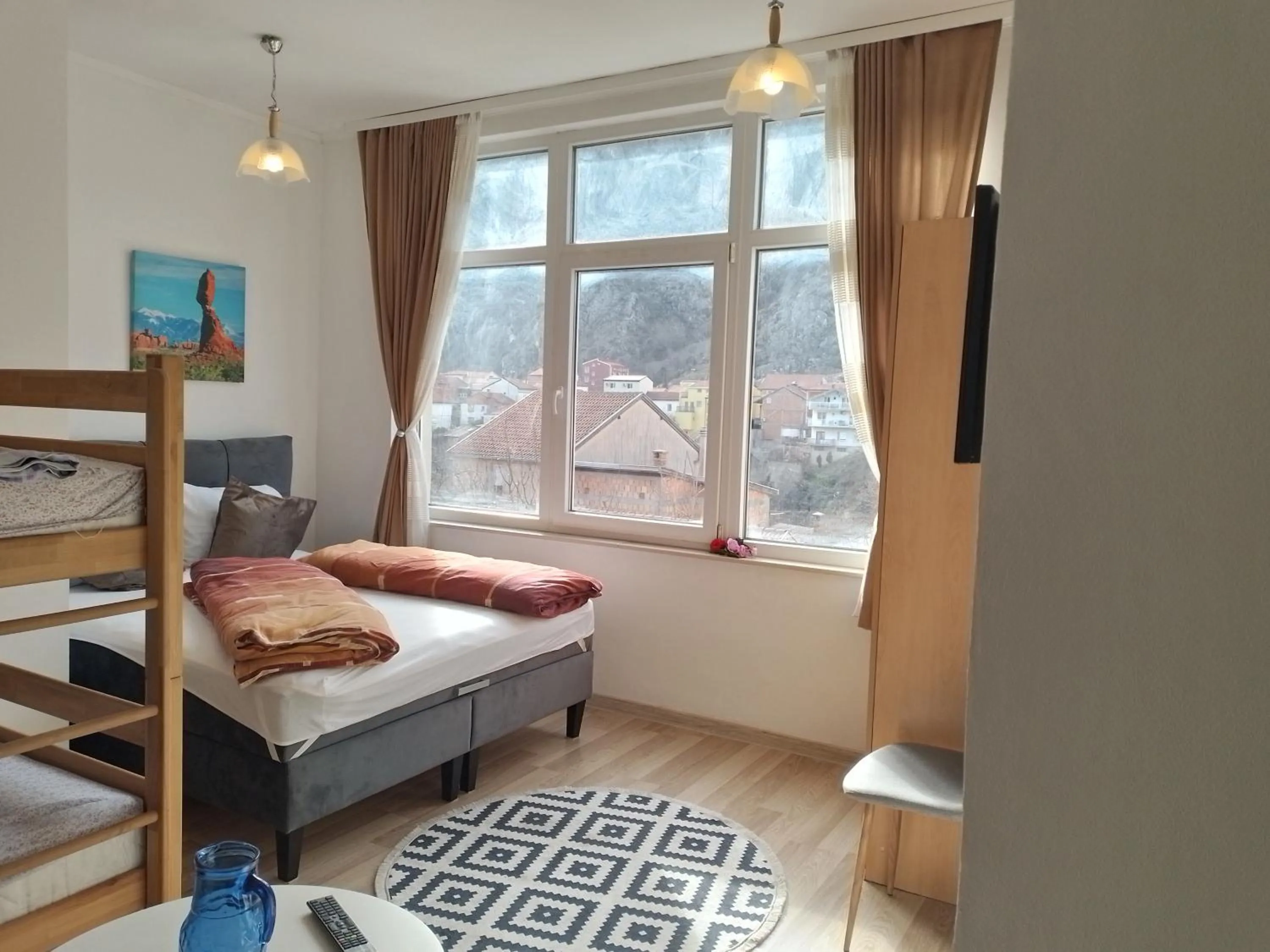 View (from property/room), Bed in Guesthouse Sanja - Apartments 212