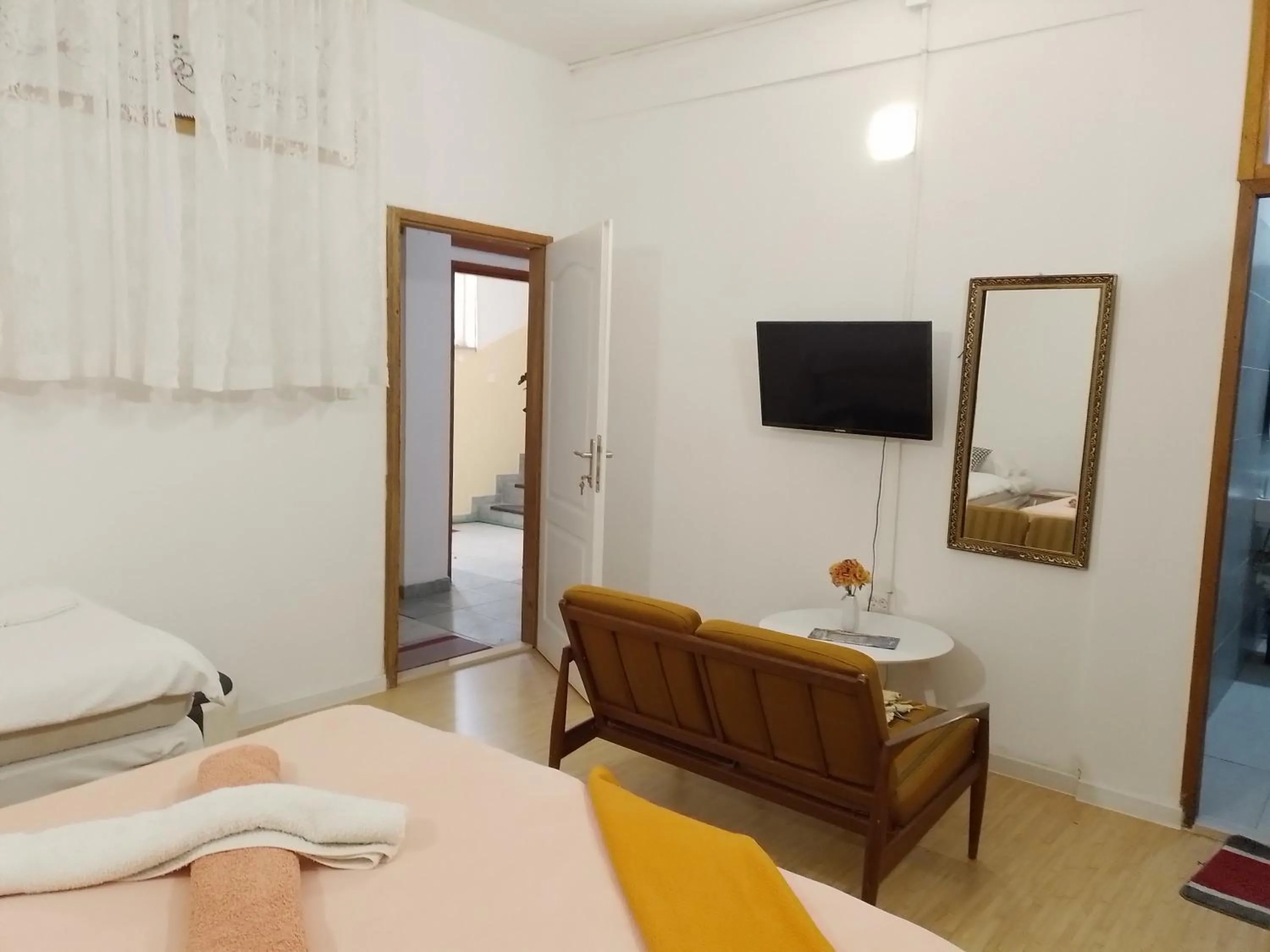 TV and multimedia, Bed in Guesthouse Sanja - Apartments 212