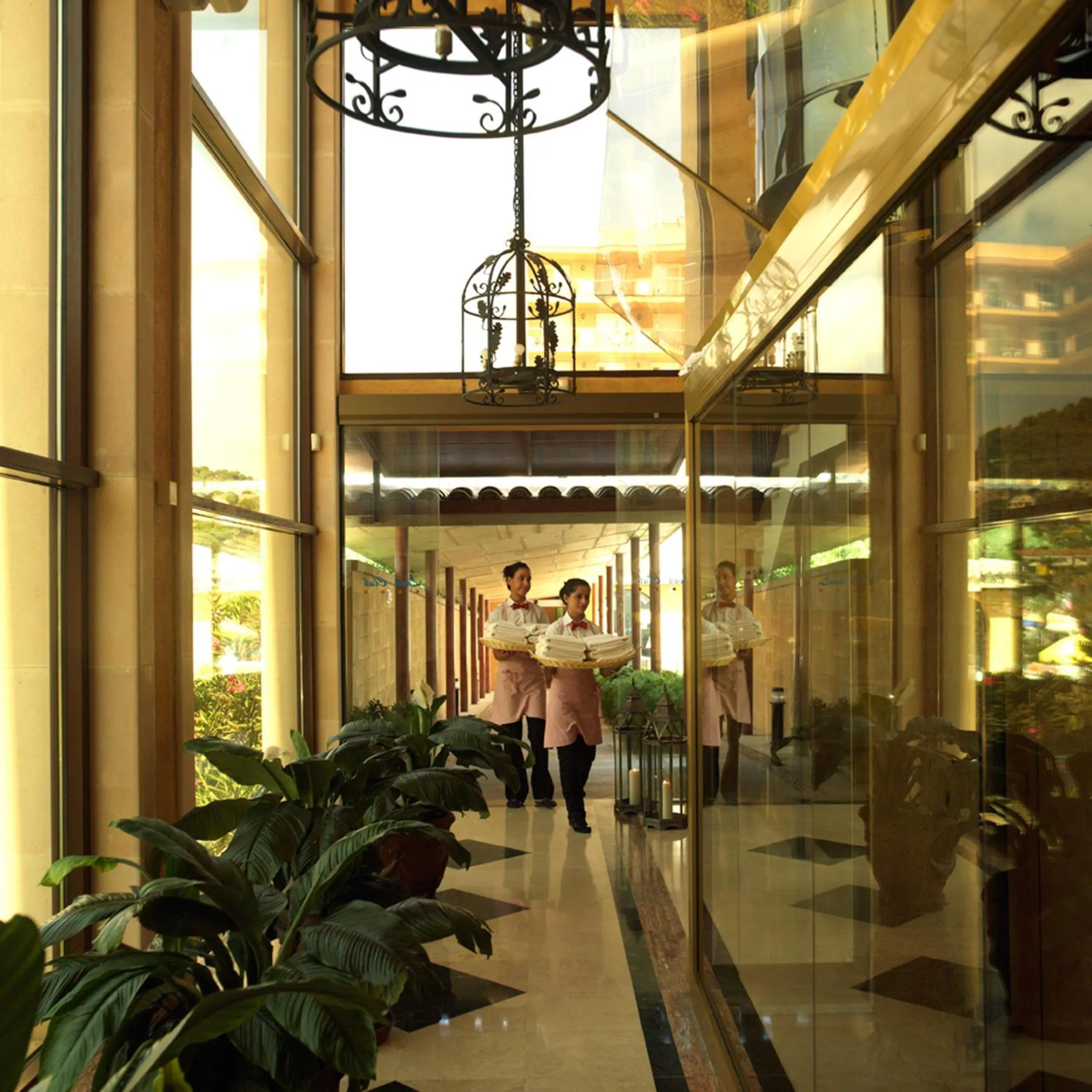 Lobby or reception in Luna Park Hotel Yoga & Spa
