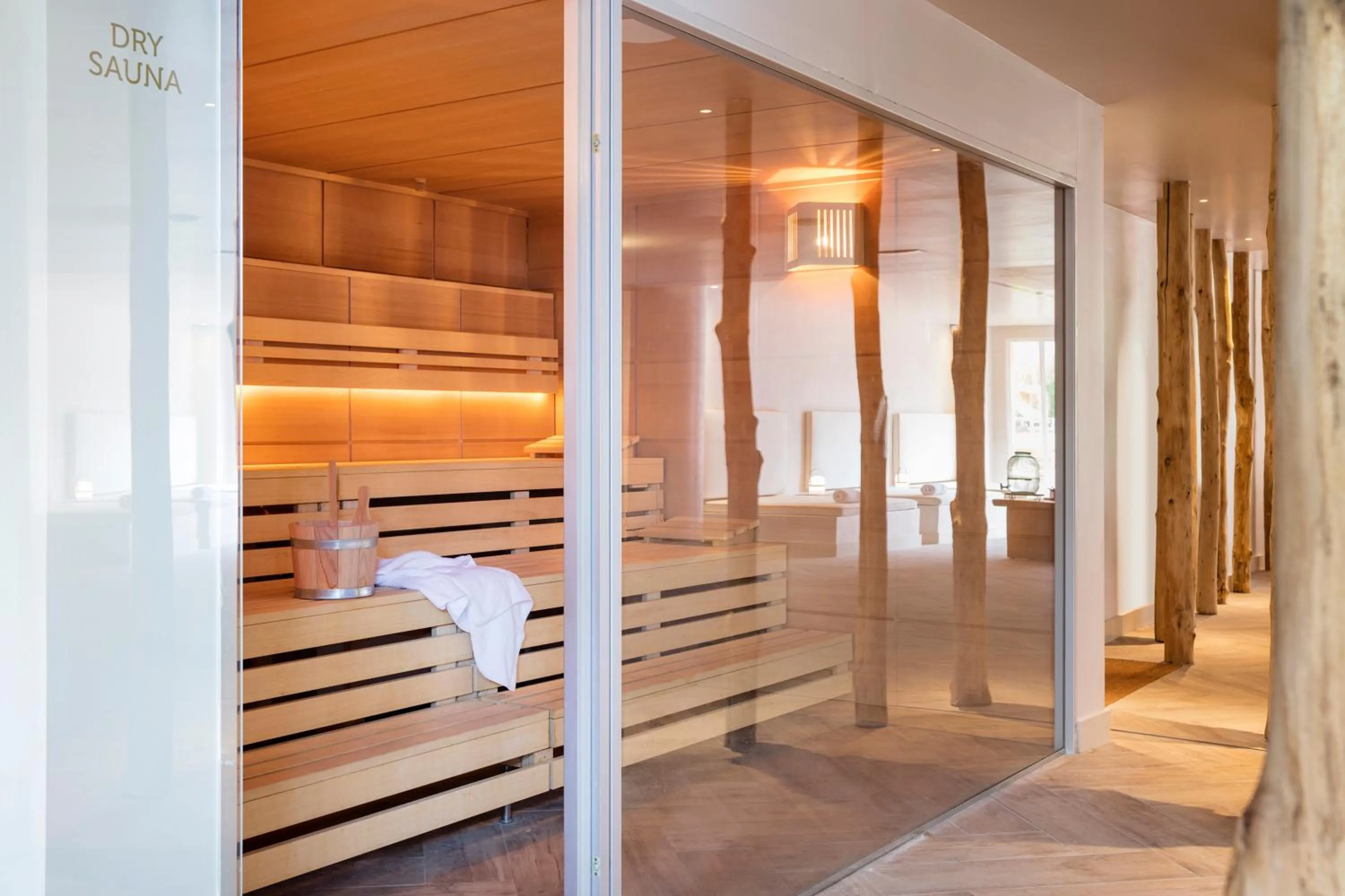Sauna in Luna Park Hotel Yoga & Spa