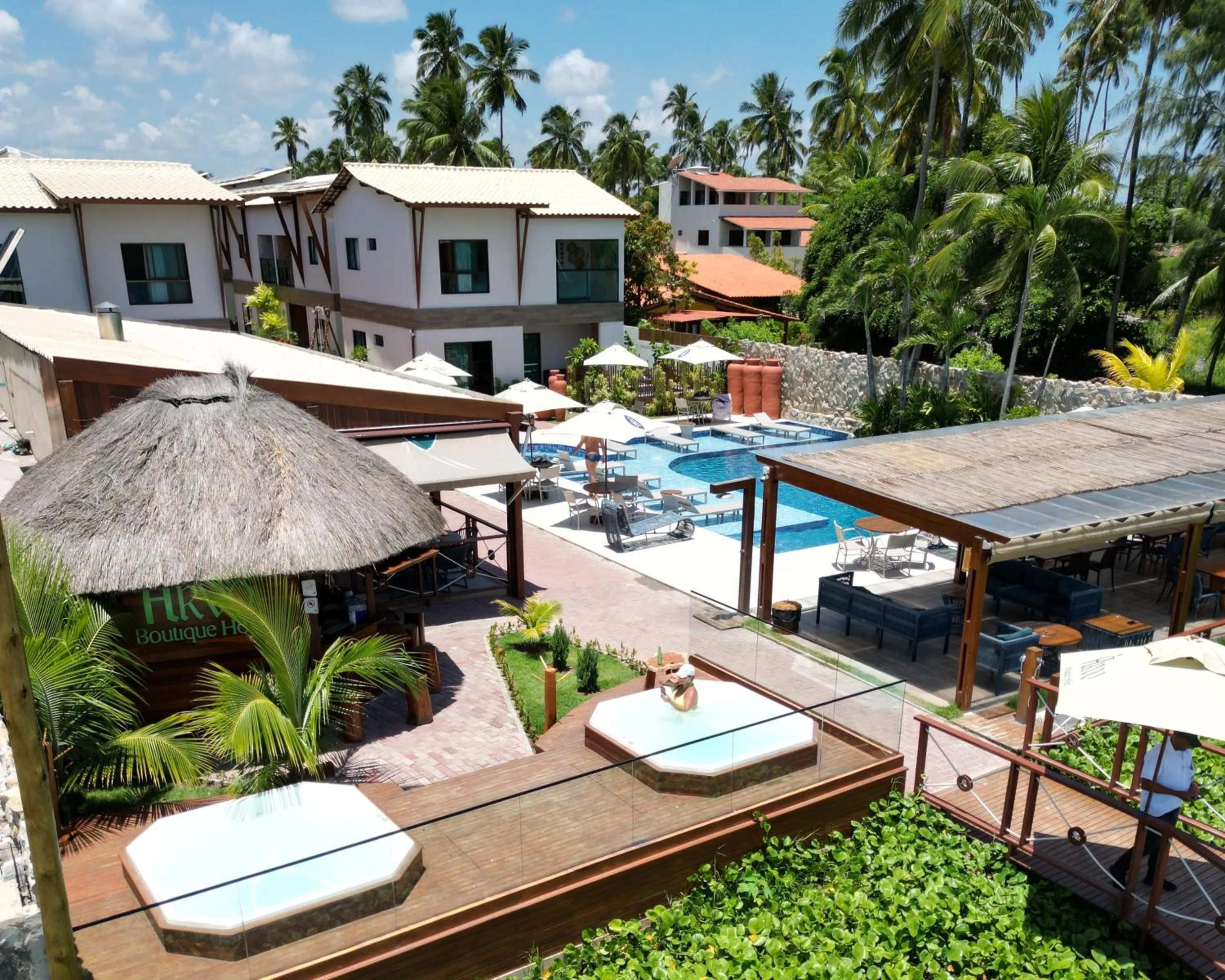 Bird's eye view in Árvo Boutique Hotel