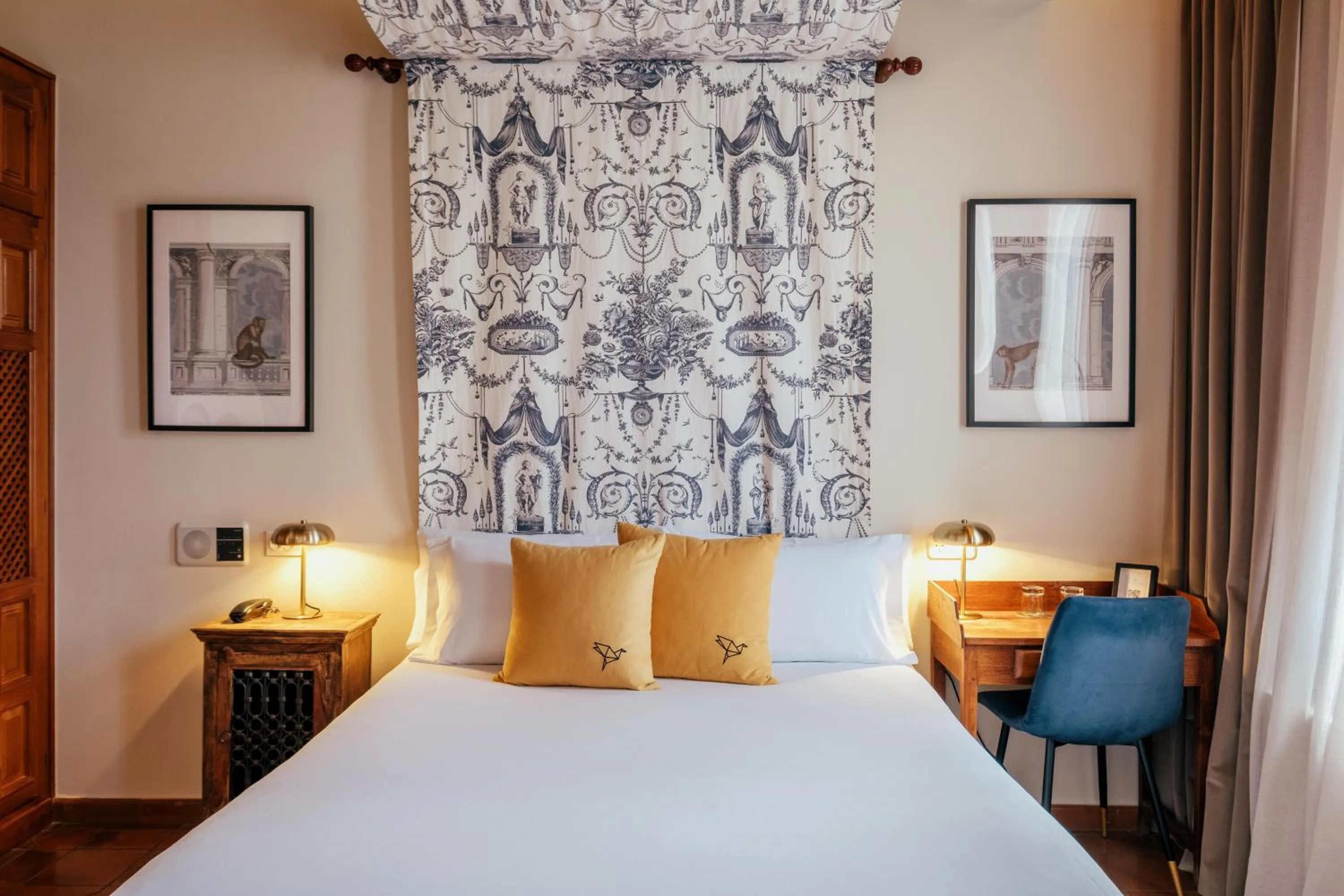 Bed in Hotel Cetina Palacio Ayala Berganza