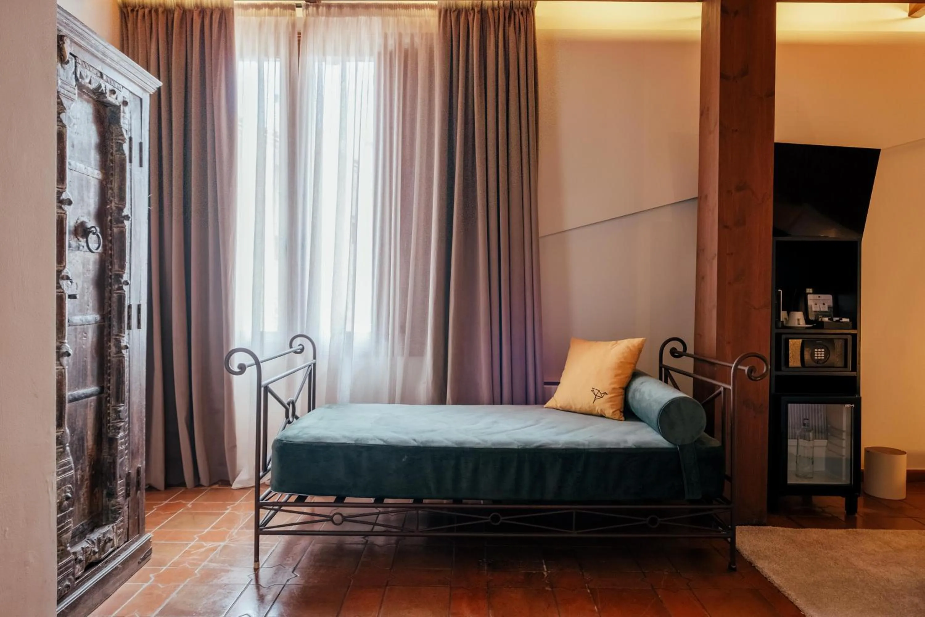 Bed in Hotel Cetina Palacio Ayala Berganza