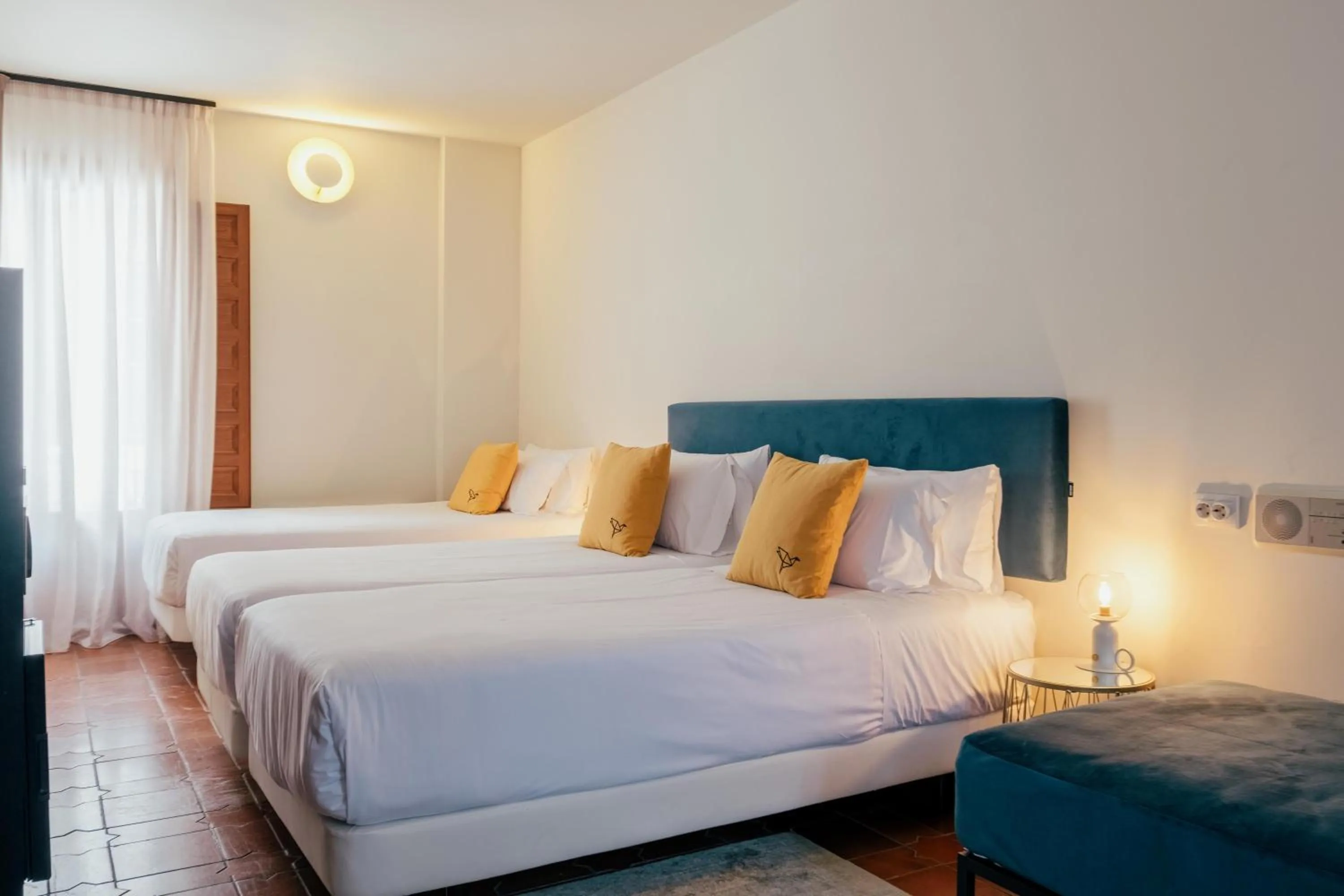 Bed in Hotel Cetina Palacio Ayala Berganza