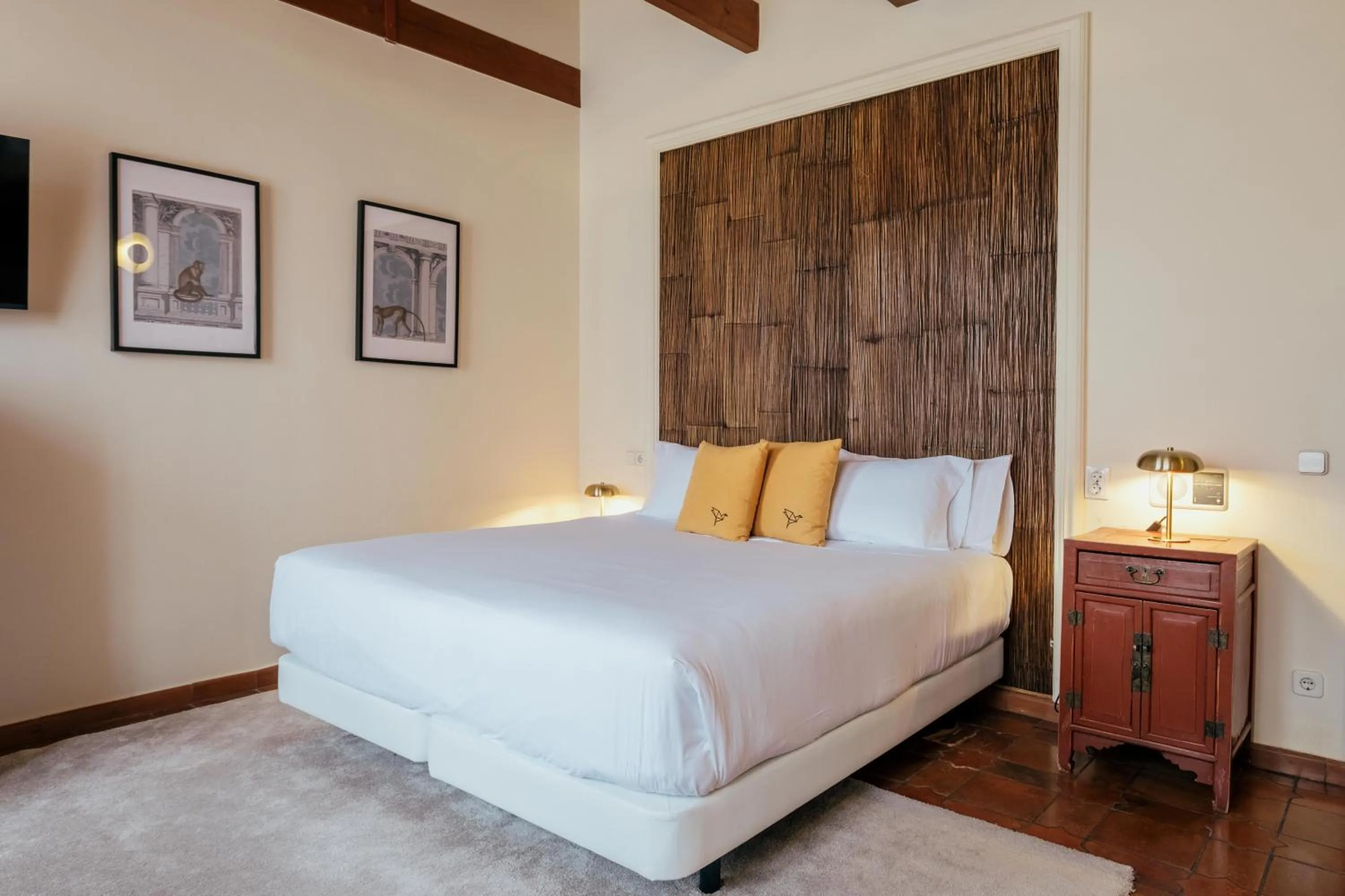 Bed in Hotel Cetina Palacio Ayala Berganza