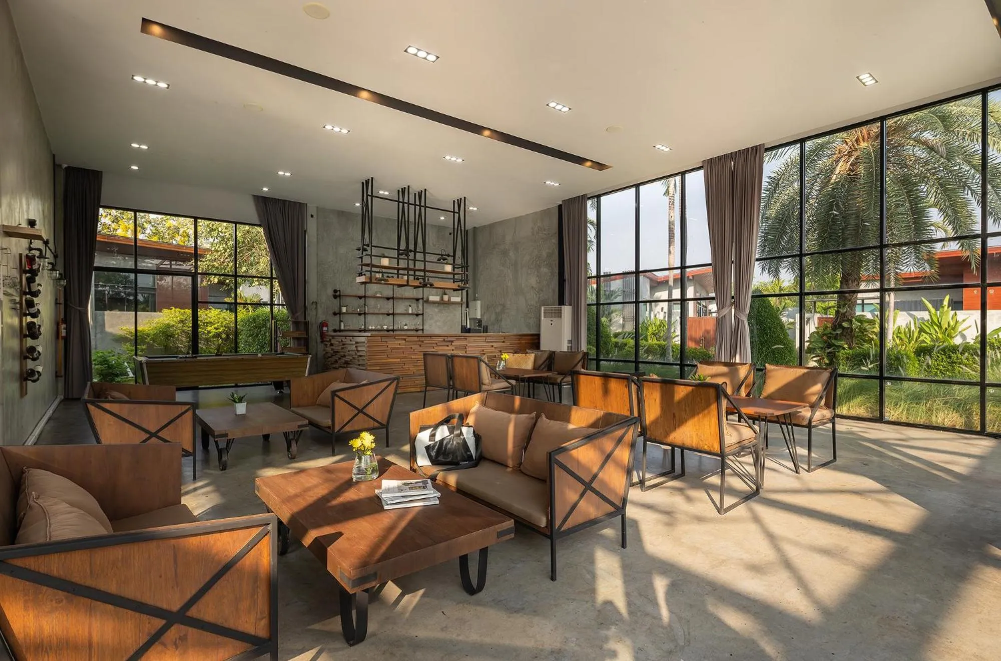 Seating area in Sunday Sea Two Pool Villa Pattaya