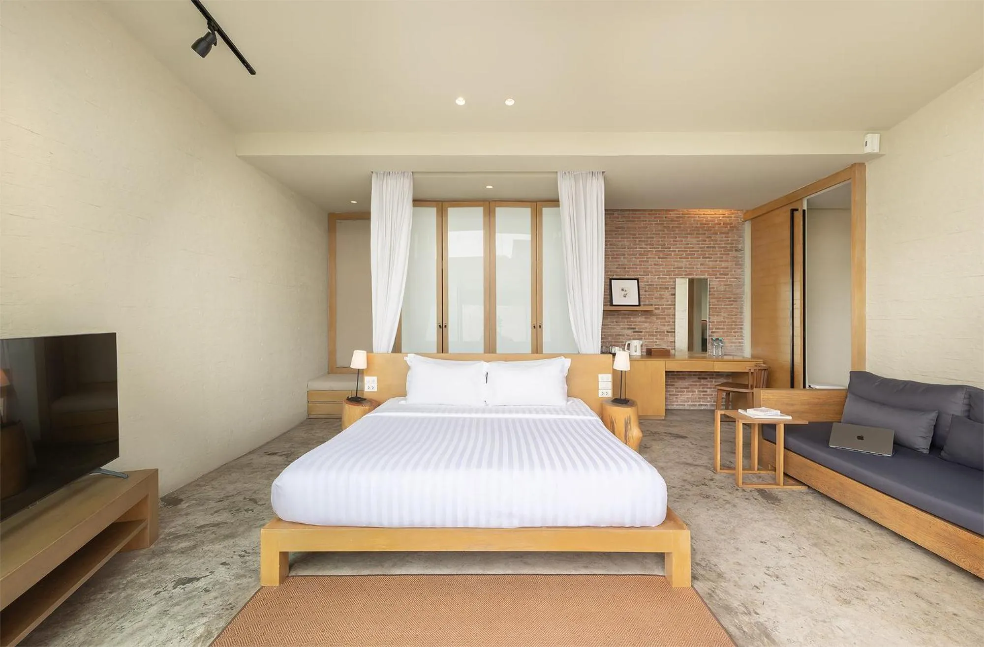 Bed in Sunday Sea Two Pool Villa Pattaya