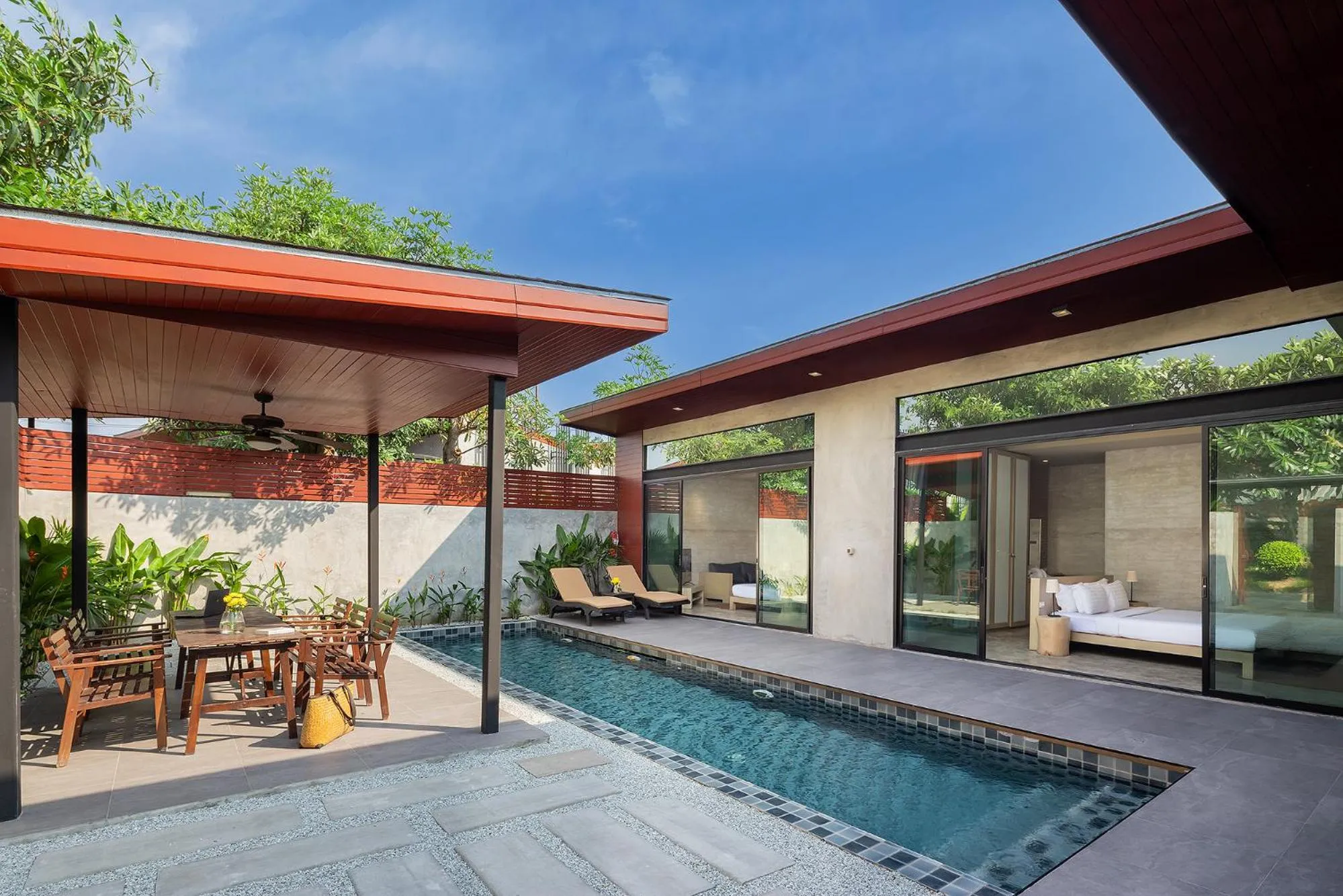 Pool view in Sunday Sea Two Pool Villa Pattaya