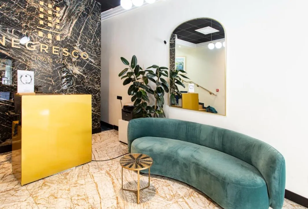 Lobby or reception in Negresco Gran Via