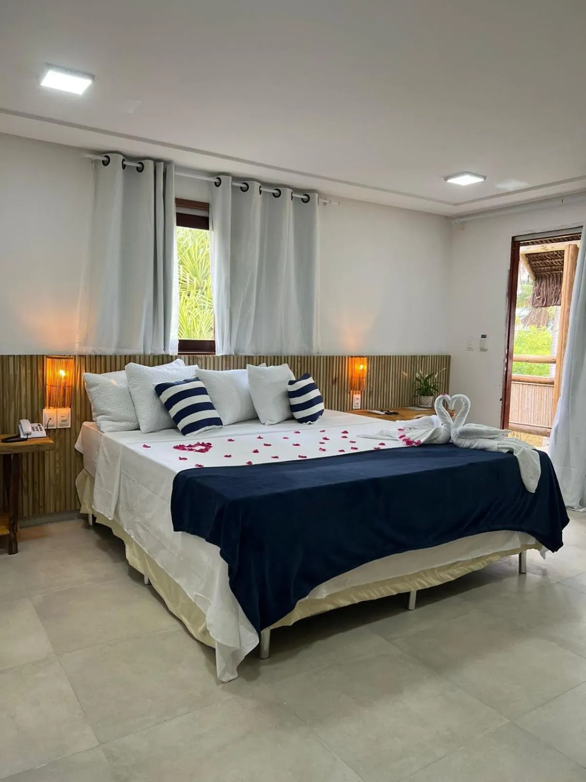 Bed in Pousada Corais do Bitingui