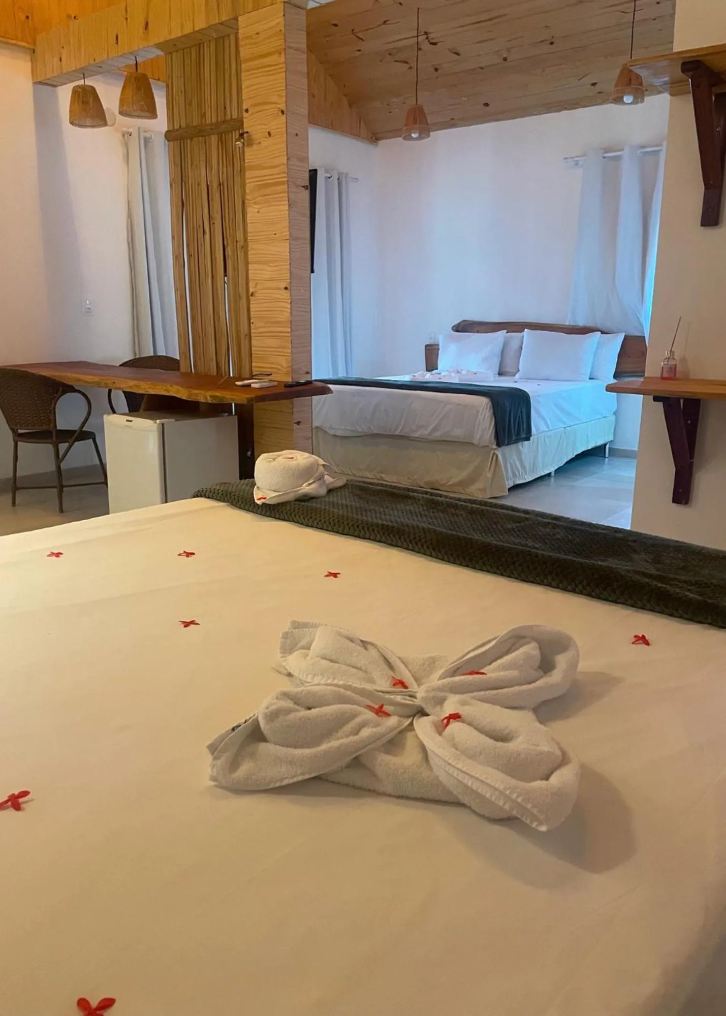 Bed in Pousada Corais do Bitingui