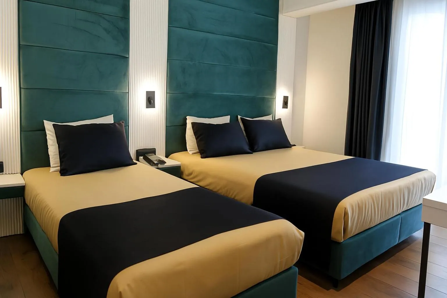 Bed in AXU AIRPORT HOTEL