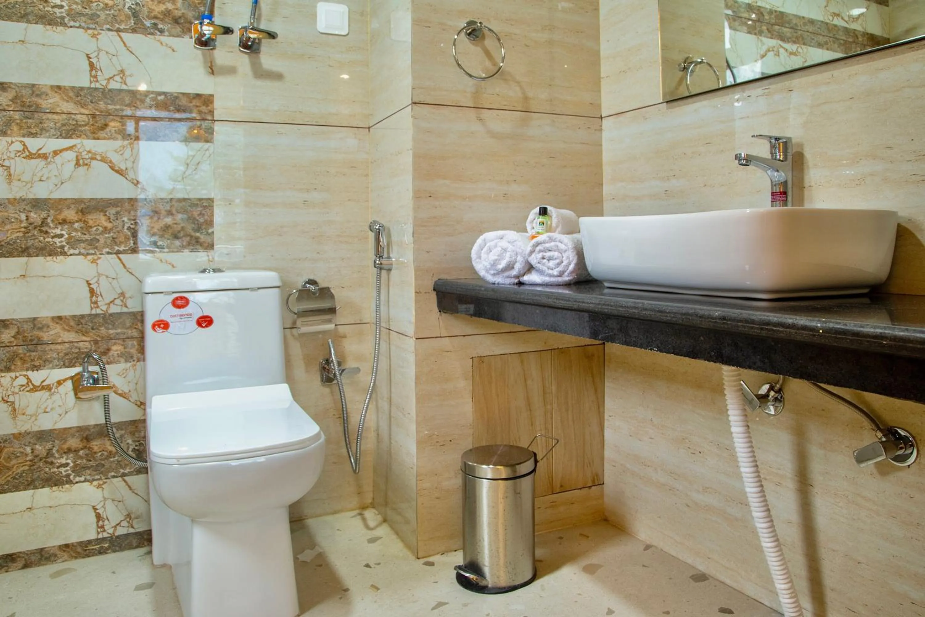 Toilet in North Deodar Avenue, Manali