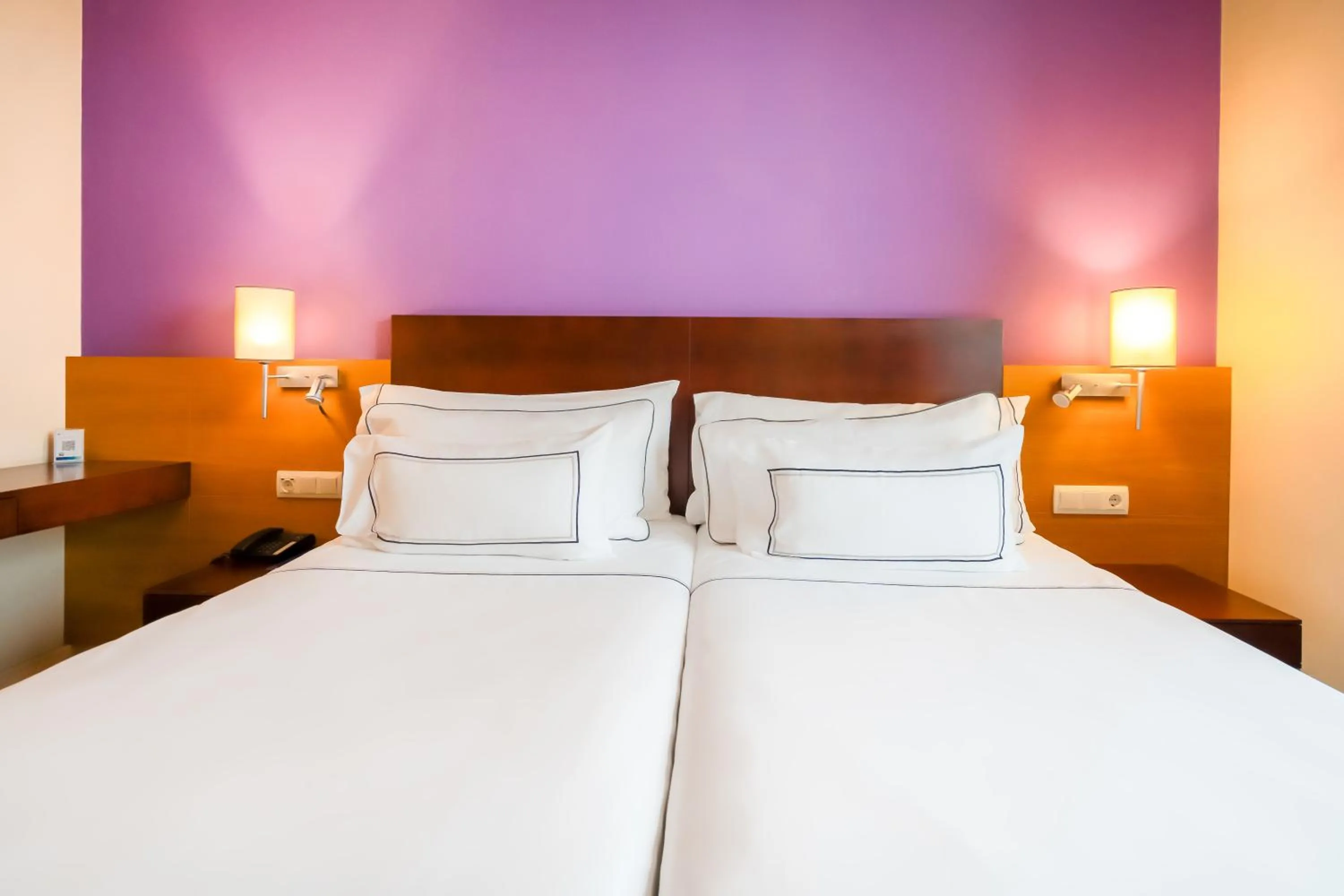 Bed in Hotel Salamanca Montalvo